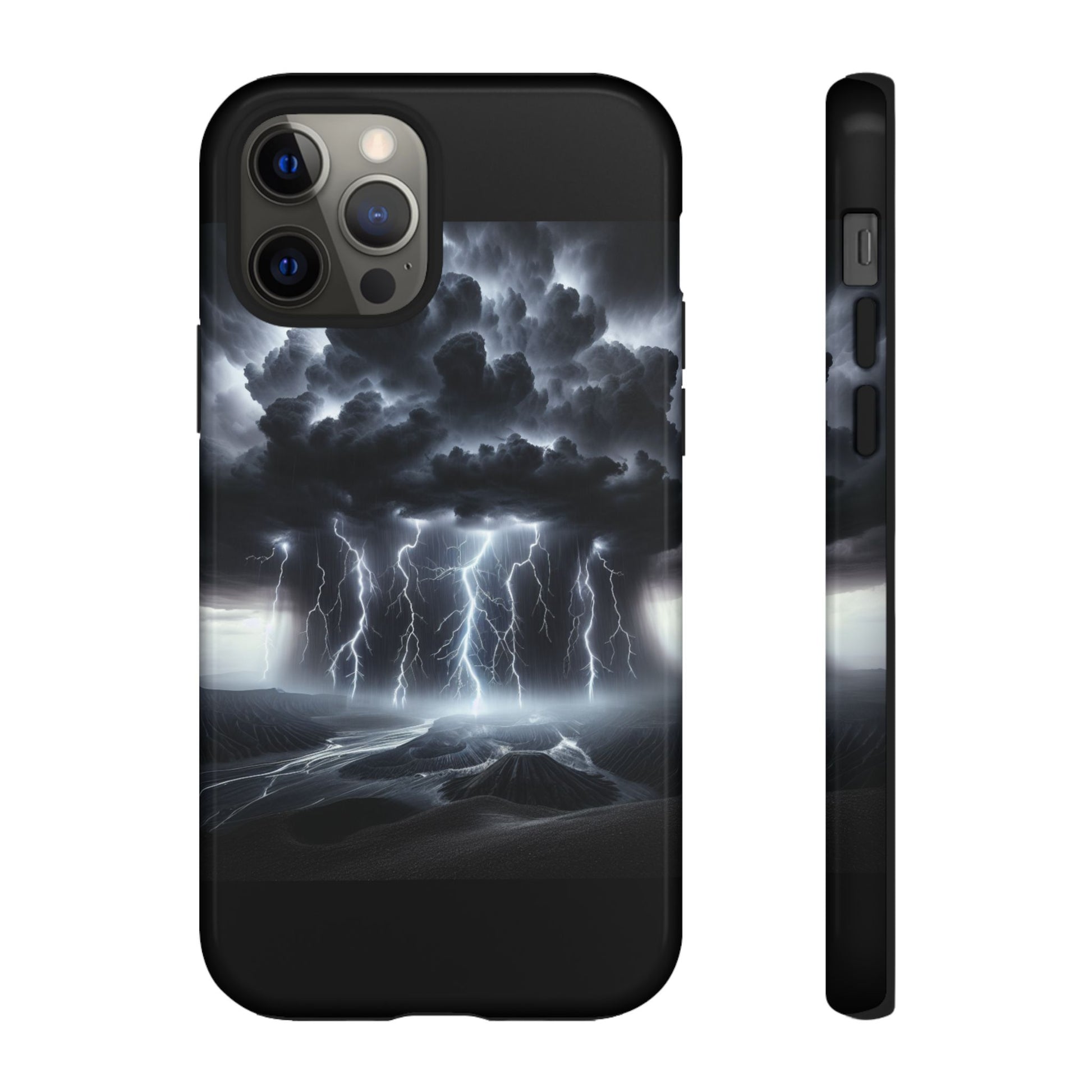 Tough Cases for the Bold: Stormy Thunder Phone Case, Lightning Protection, Durable Cover for Adventurers, Unique Gift for Nature [...]