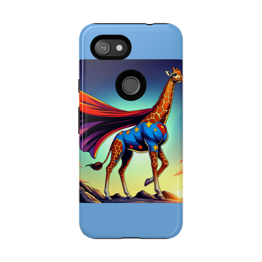 Superhero Giraffe Phone Case | Tough Cases, Unique Gifts, Animal Lover Accessories, Fun Tech Protectors, Cute Phone Covers, Birthday Gift