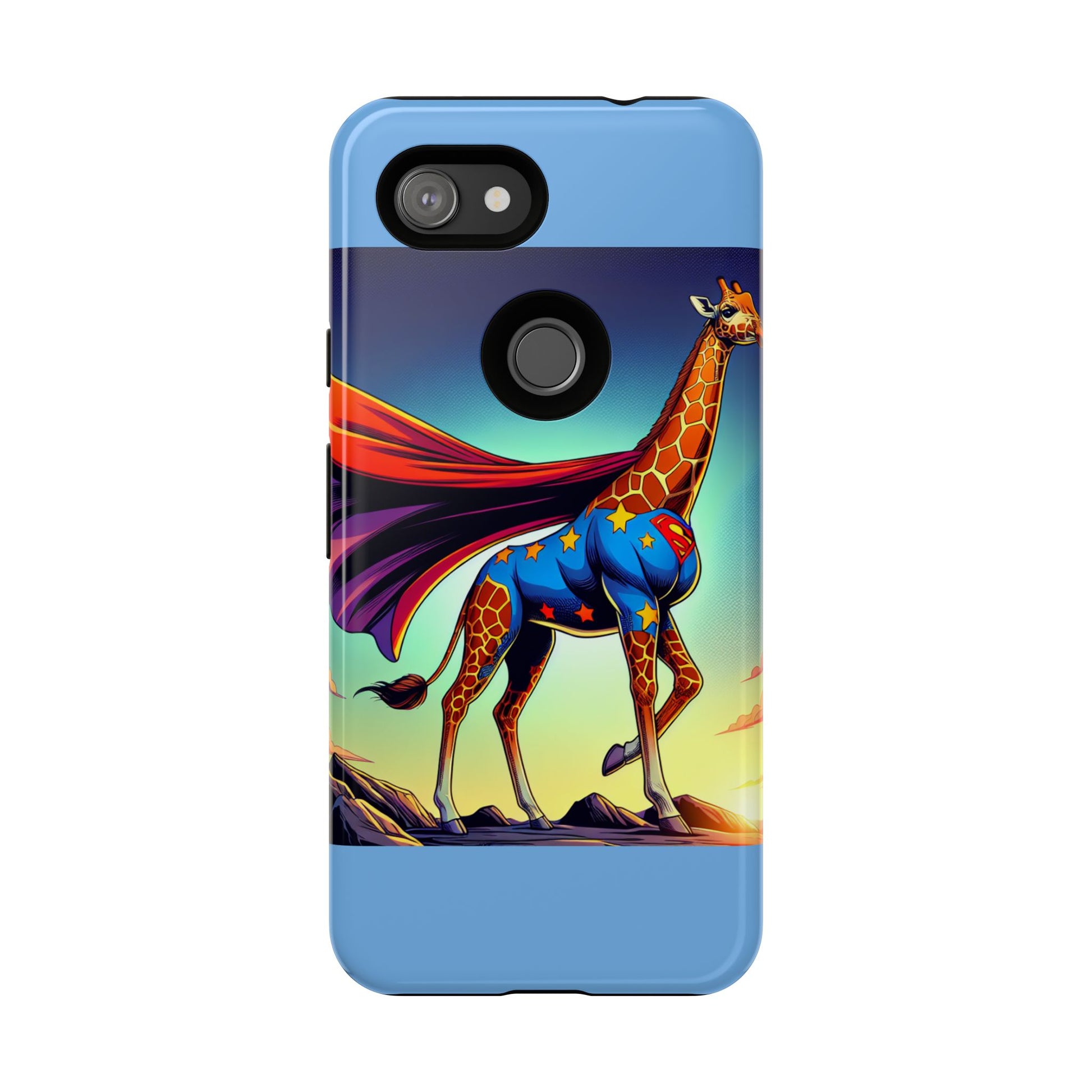 Superhero Giraffe Phone Case | Tough Cases, Unique Gifts, Animal Lover Accessories, Fun Tech Protectors, Cute Phone Covers, Birthday Gift