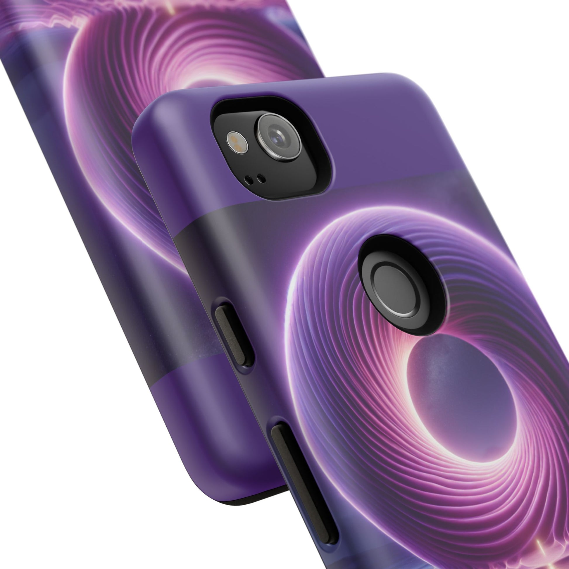 Colorful Phone Case with Swirling Design, Tough Phone Cover, Cosmic Phone Protector, Unique Gift for Tech Lovers, Stylish Smartphone Shell