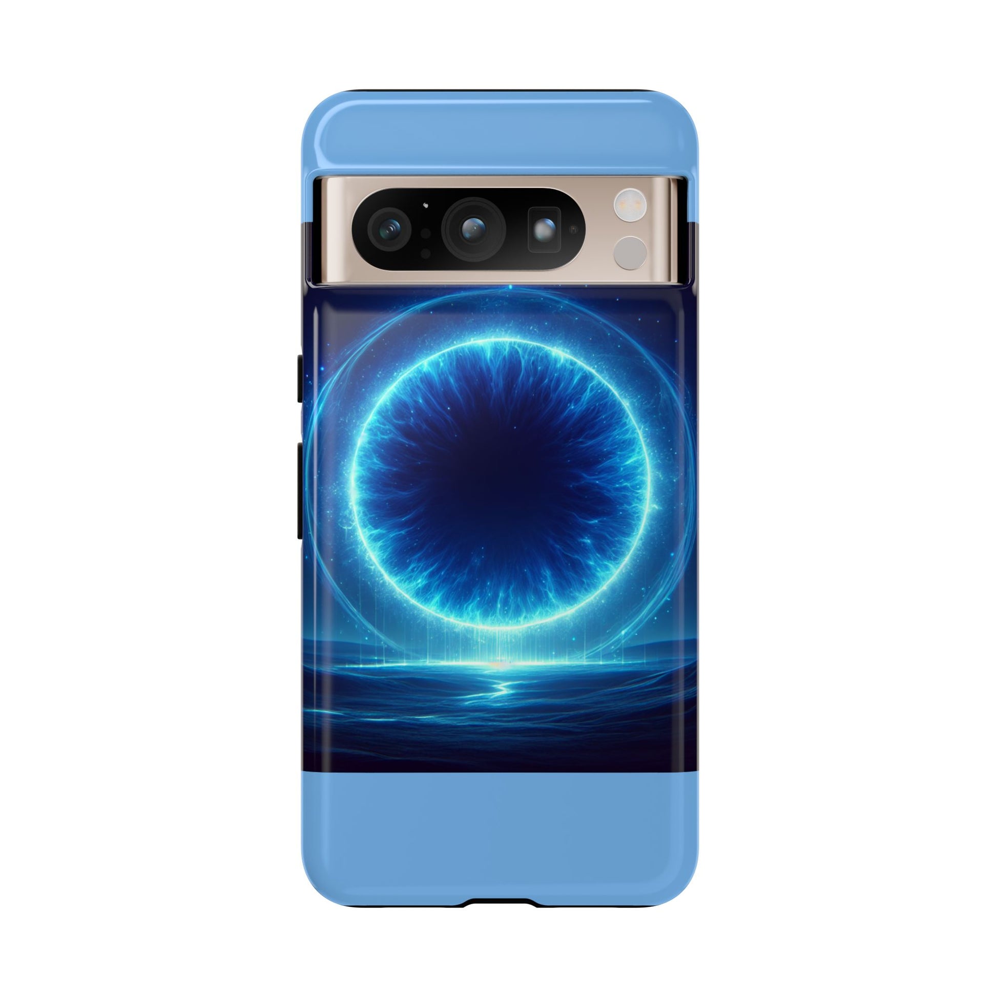 Blue Galaxy Phone Case, Tough Phone Cover, Cosmic Protection Case, Space Design, Gift for Space Lovers
