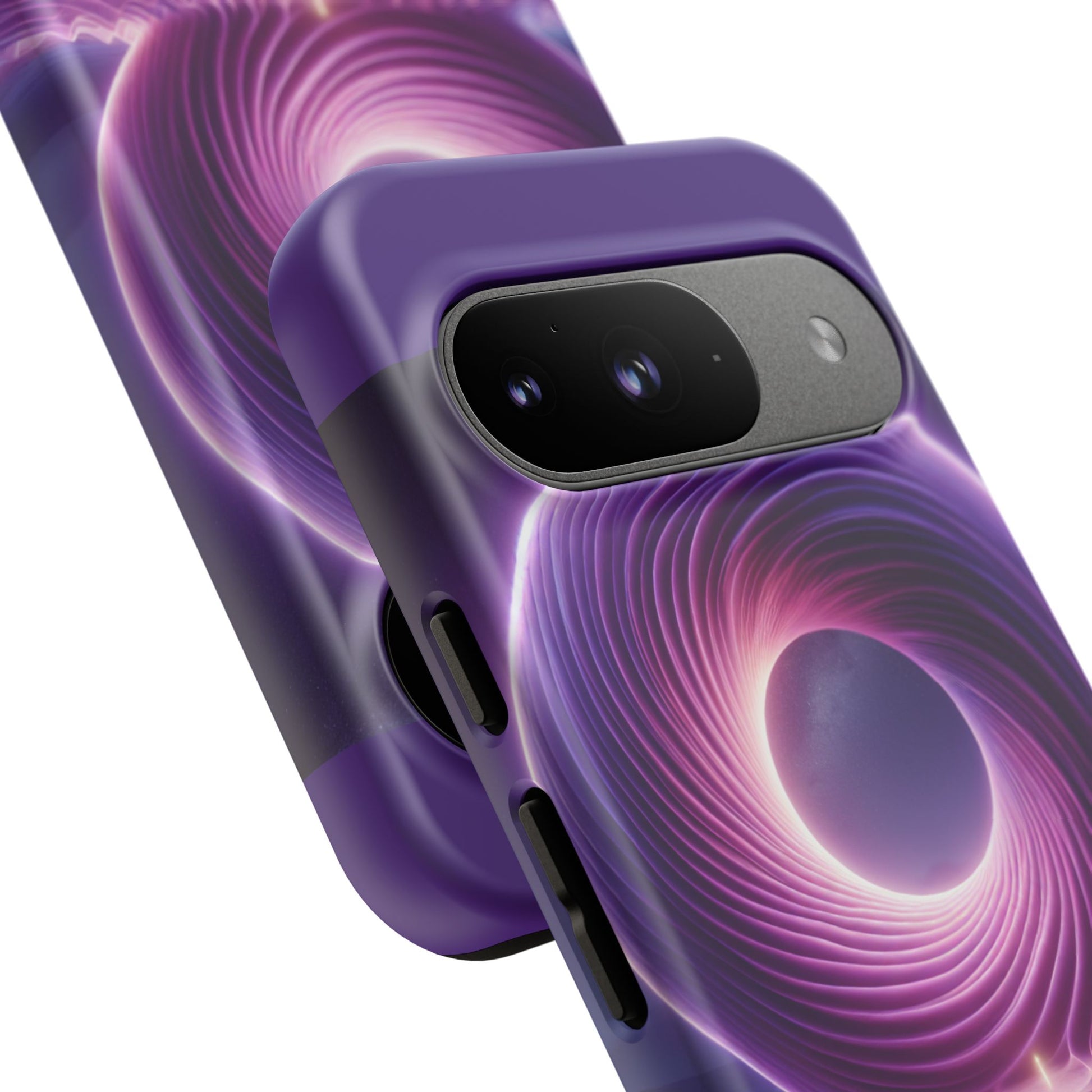 Colorful Phone Case with Swirling Design, Tough Phone Cover, Cosmic Phone Protector, Unique Gift for Tech Lovers, Stylish Smartphone Shell