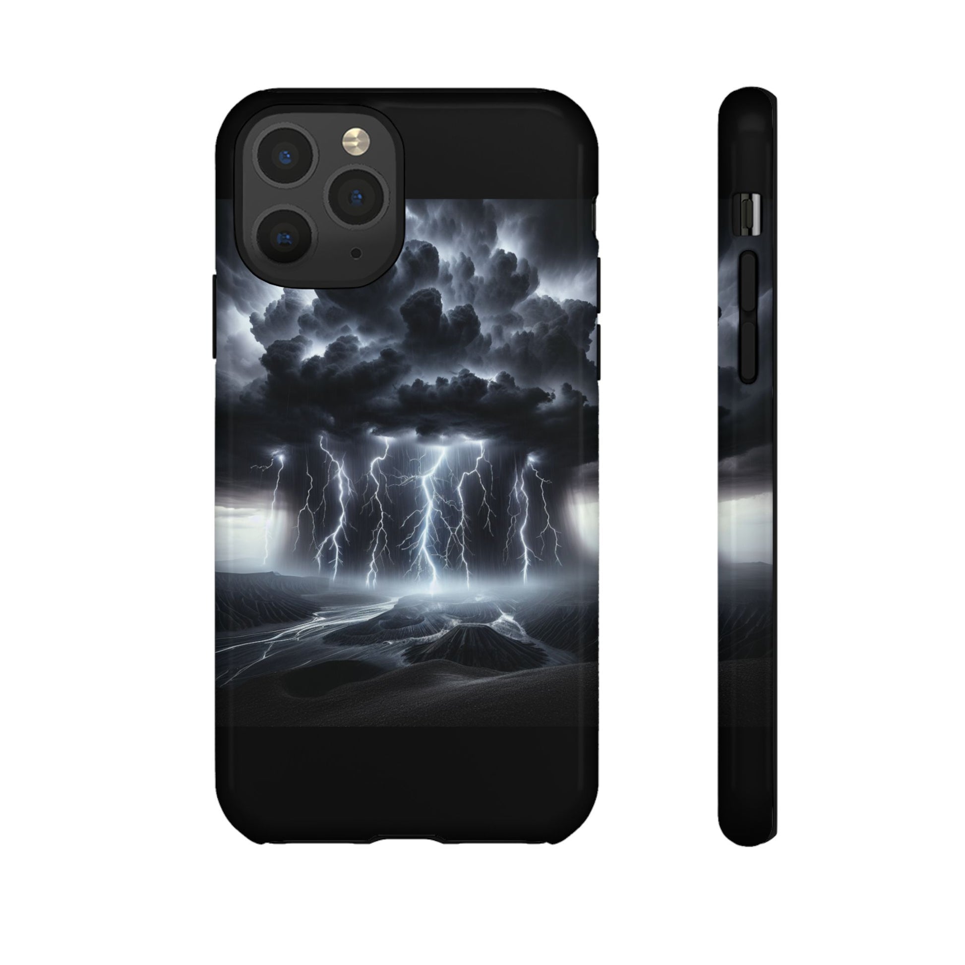 Tough Cases for the Bold: Stormy Thunder Phone Case, Lightning Protection, Durable Cover for Adventurers, Unique Gift for Nature [...]