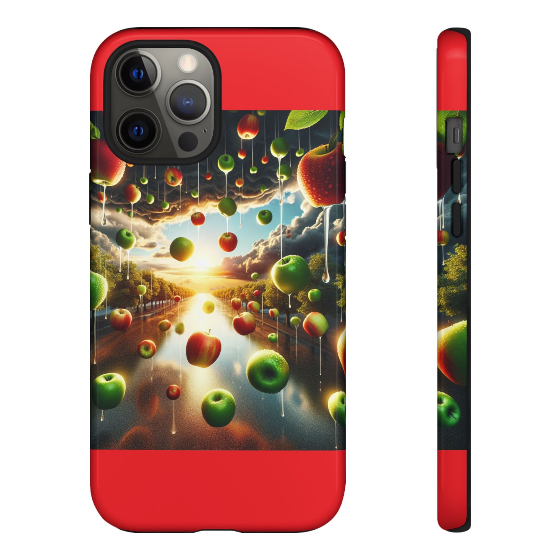 Vibrant Phone Case with Artistic Apple Design, Unique Gift for Art Lovers, Trendy Accessory for Any Occasion, Stylish Smartphone Cover