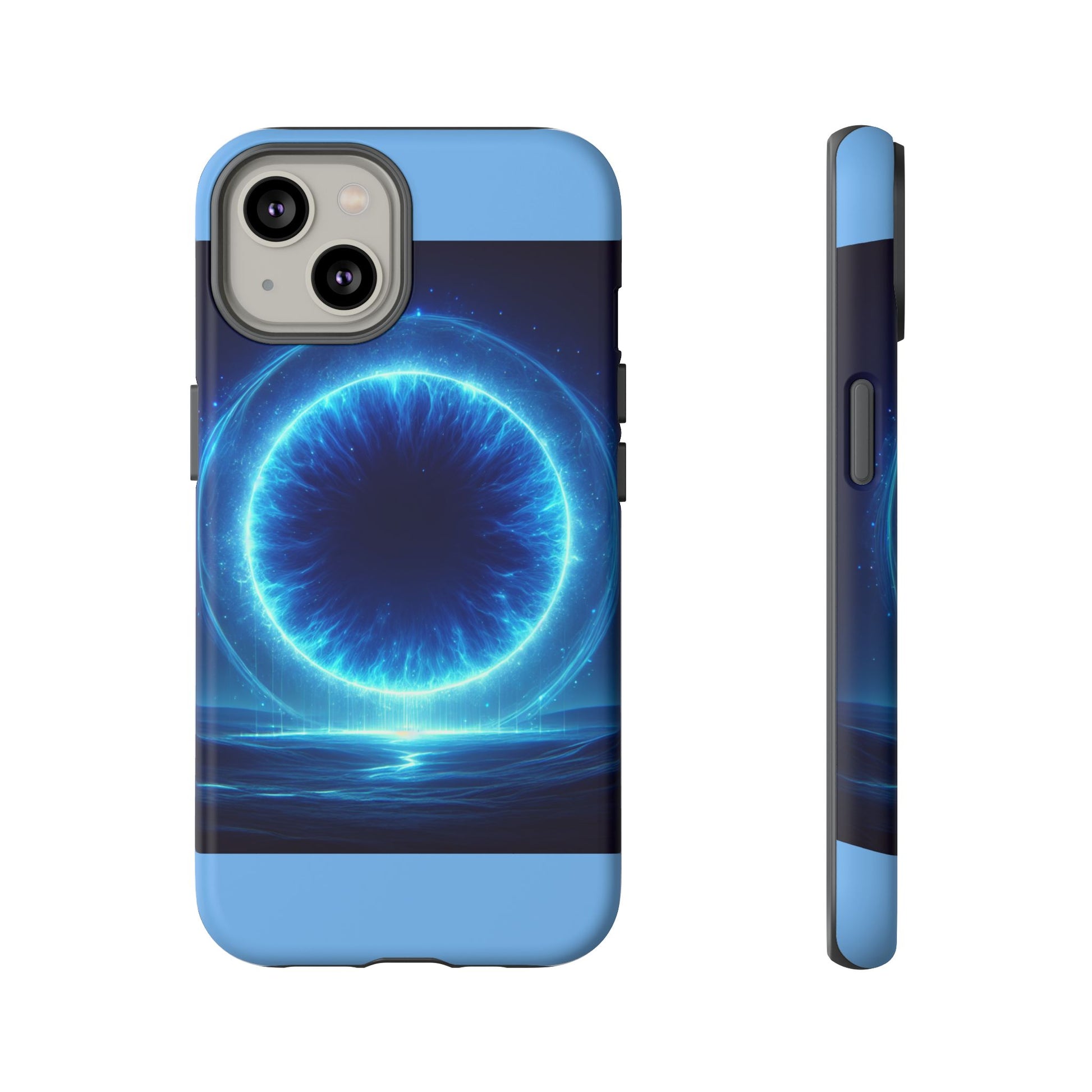Blue Galaxy Phone Case, Tough Phone Cover, Cosmic Protection Case, Space Design, Gift for Space Lovers