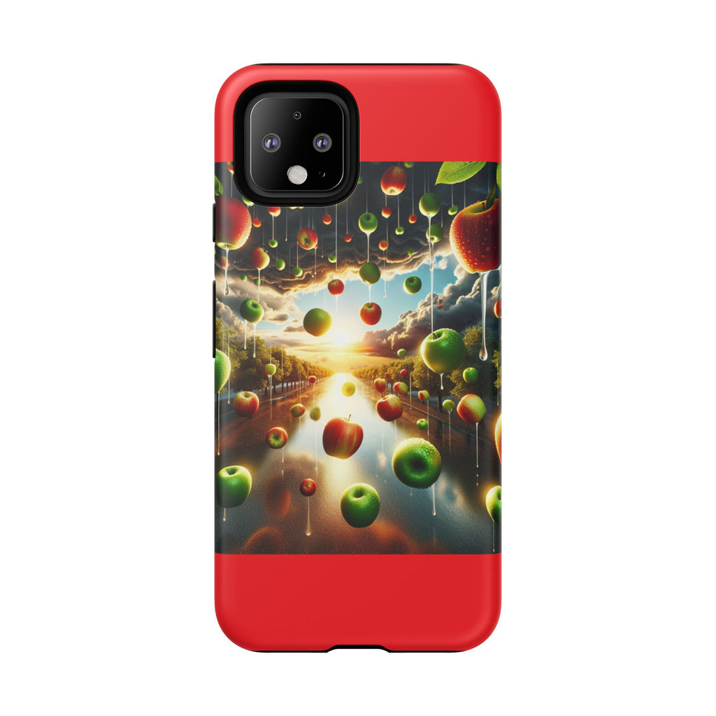 Vibrant Phone Case with Artistic Apple Design, Unique Gift for Art Lovers, Trendy Accessory for Any Occasion, Stylish Smartphone Cover