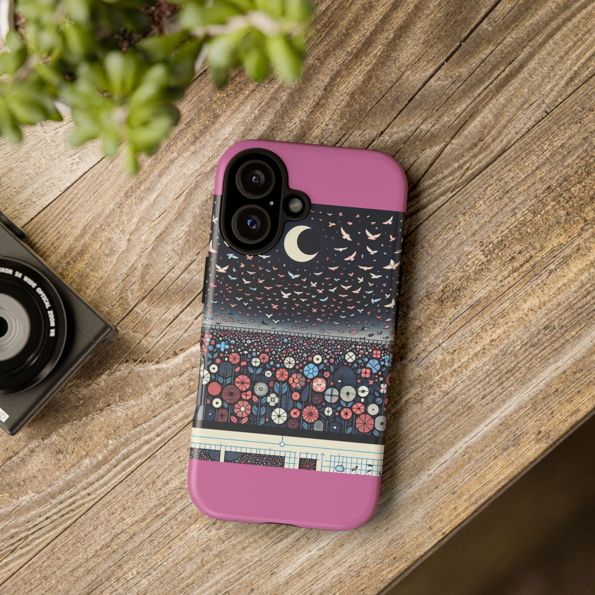 Floral Phone Case, Tough Cases for iPhone, Nature-Inspired Design, Gift for Her, Stylish Protection, Trending Accessory