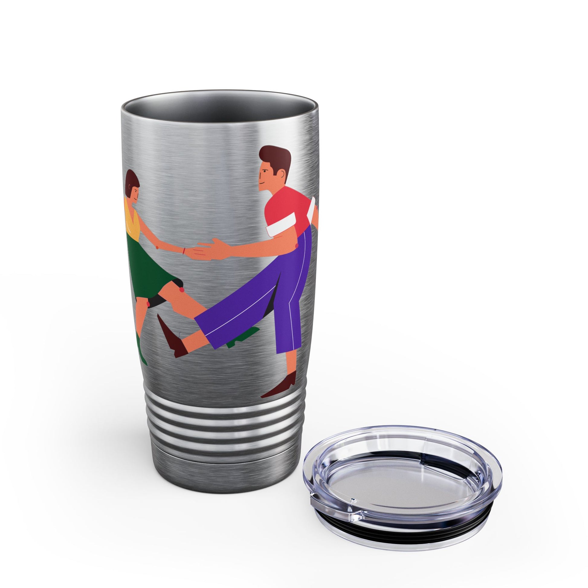 Dance-Inspired 20oz Tumbler, Fun and Stylish Travel Mug, Gift for Dancers, Perfect for Parties and Celebrations