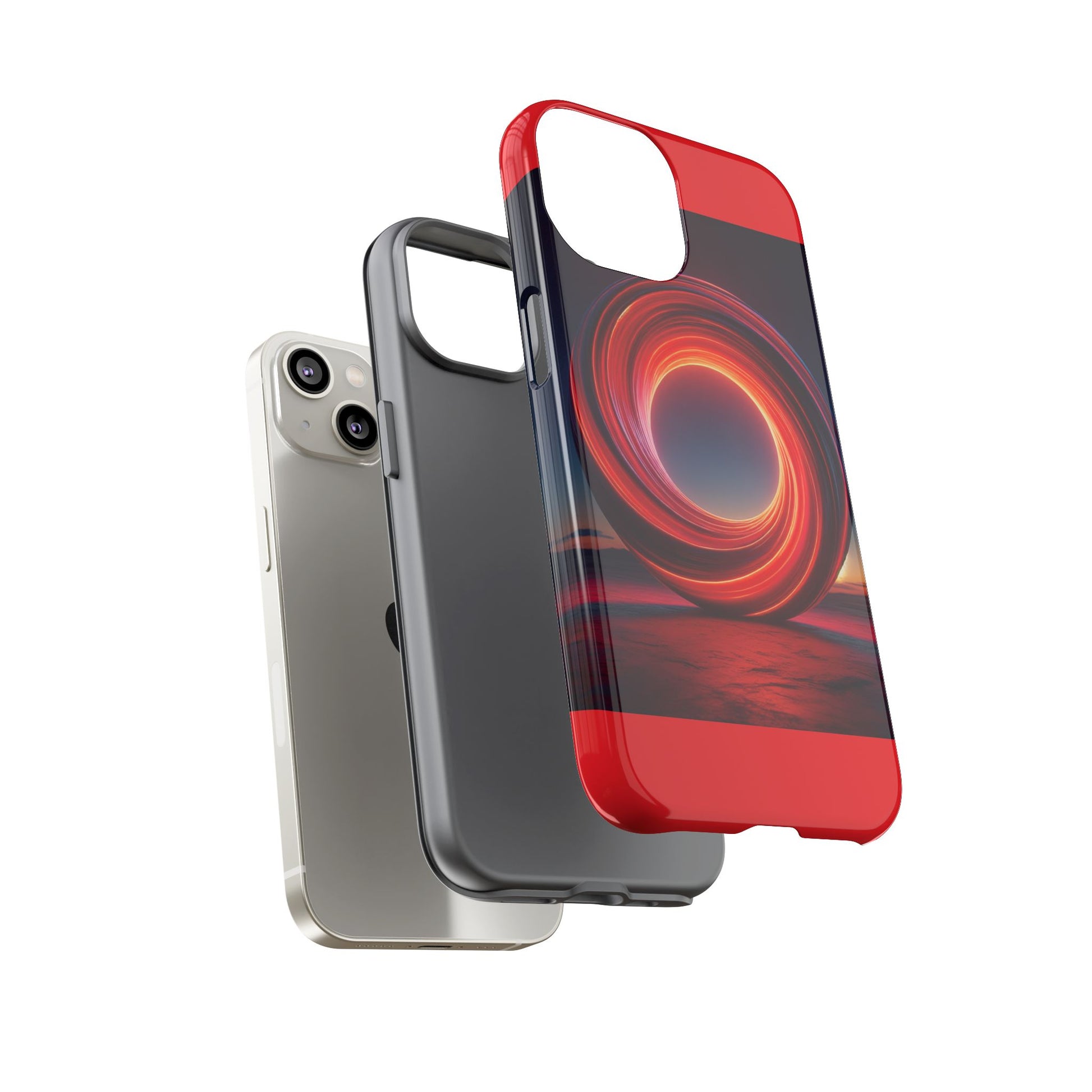Vibrant Phone Case with Abstract Design, Tough Cases for Tech Lovers, Sleek Protection, Gift for Friends, Customizable Mobile Accessory
