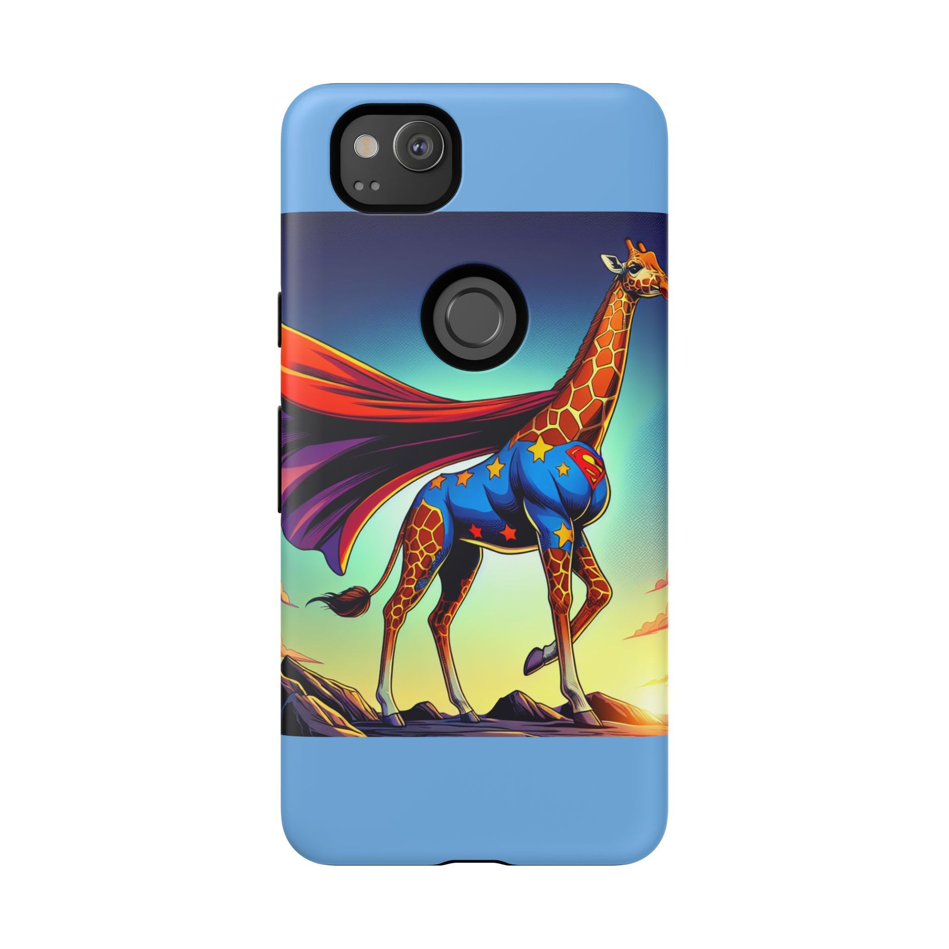 Superhero Giraffe Phone Case | Tough Cases, Unique Gifts, Animal Lover Accessories, Fun Tech Protectors, Cute Phone Covers, Birthday Gift