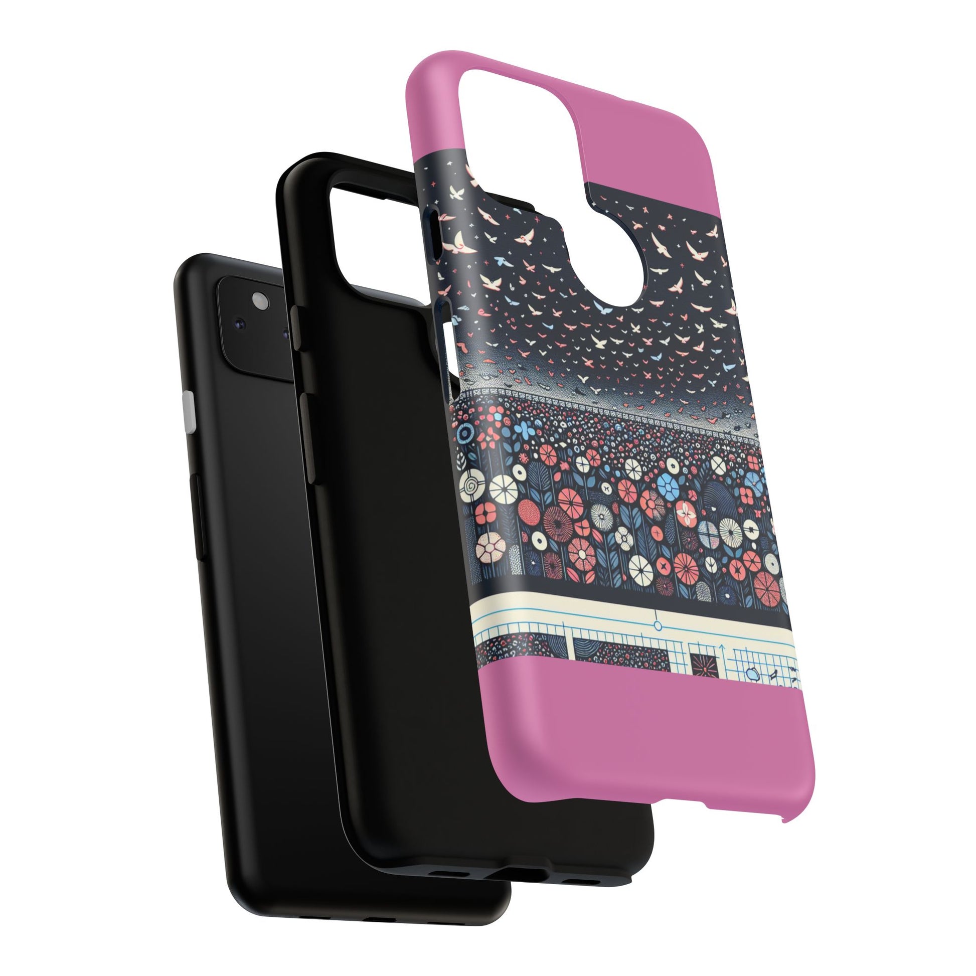 Floral Phone Case, Tough Cases for iPhone, Nature-Inspired Design, Gift for Her, Stylish Protection, Trending Accessory