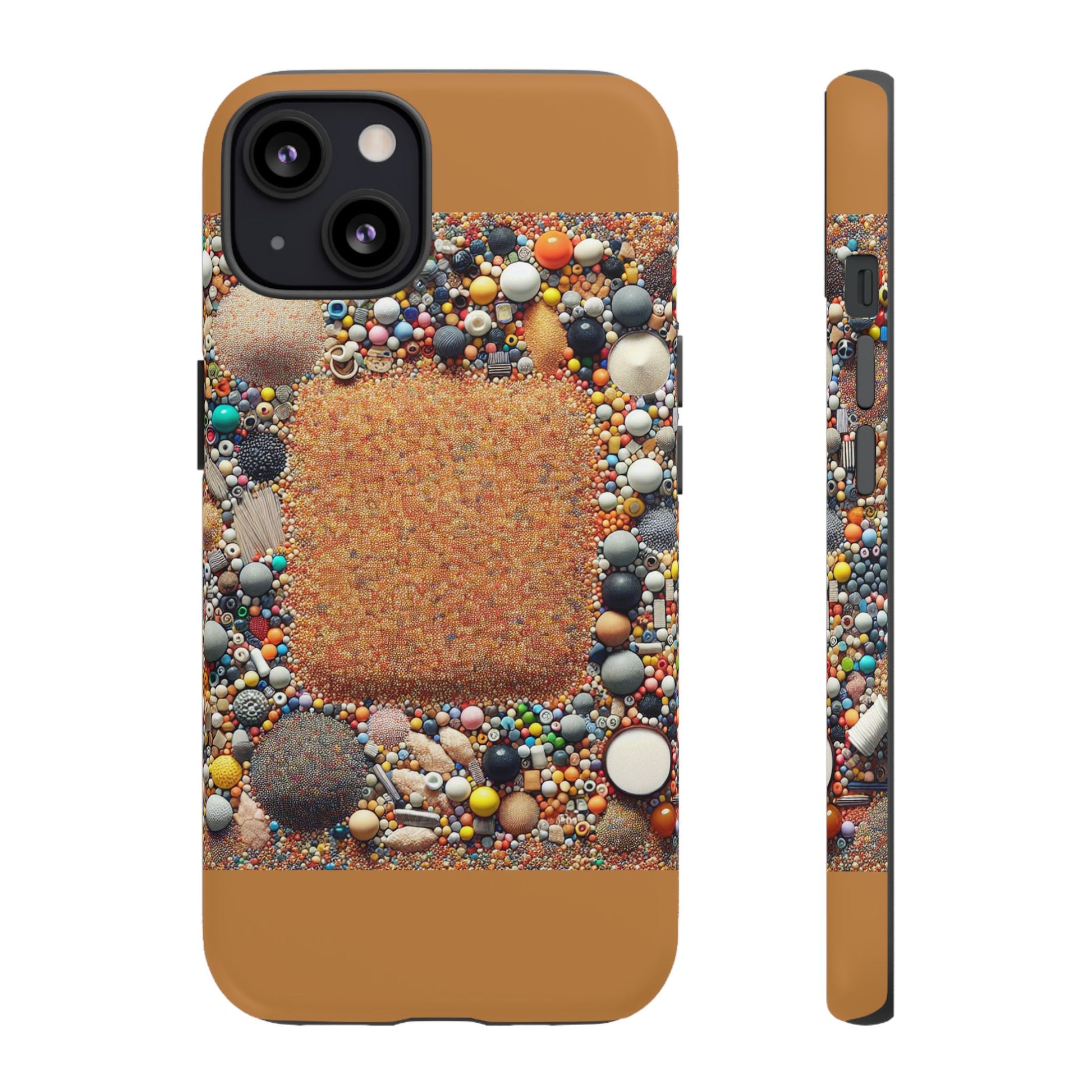 Colorful Phone Case with Unique Texture, Tough Case, Phone Accessory, Trendy Design, Gift for Tech Lovers, Durable Protection