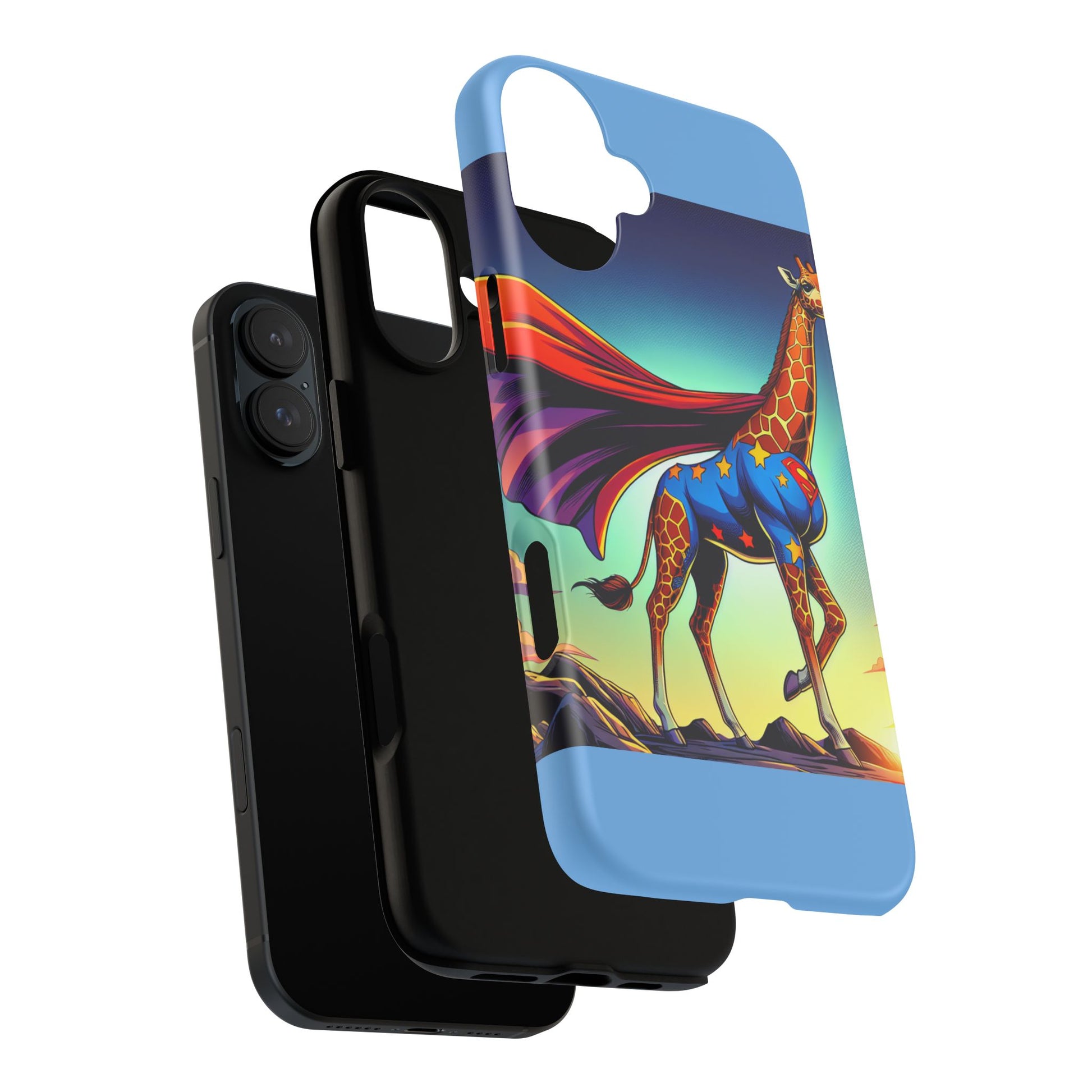 Superhero Giraffe Phone Case | Tough Cases, Unique Gifts, Animal Lover Accessories, Fun Tech Protectors, Cute Phone Covers, Birthday Gift