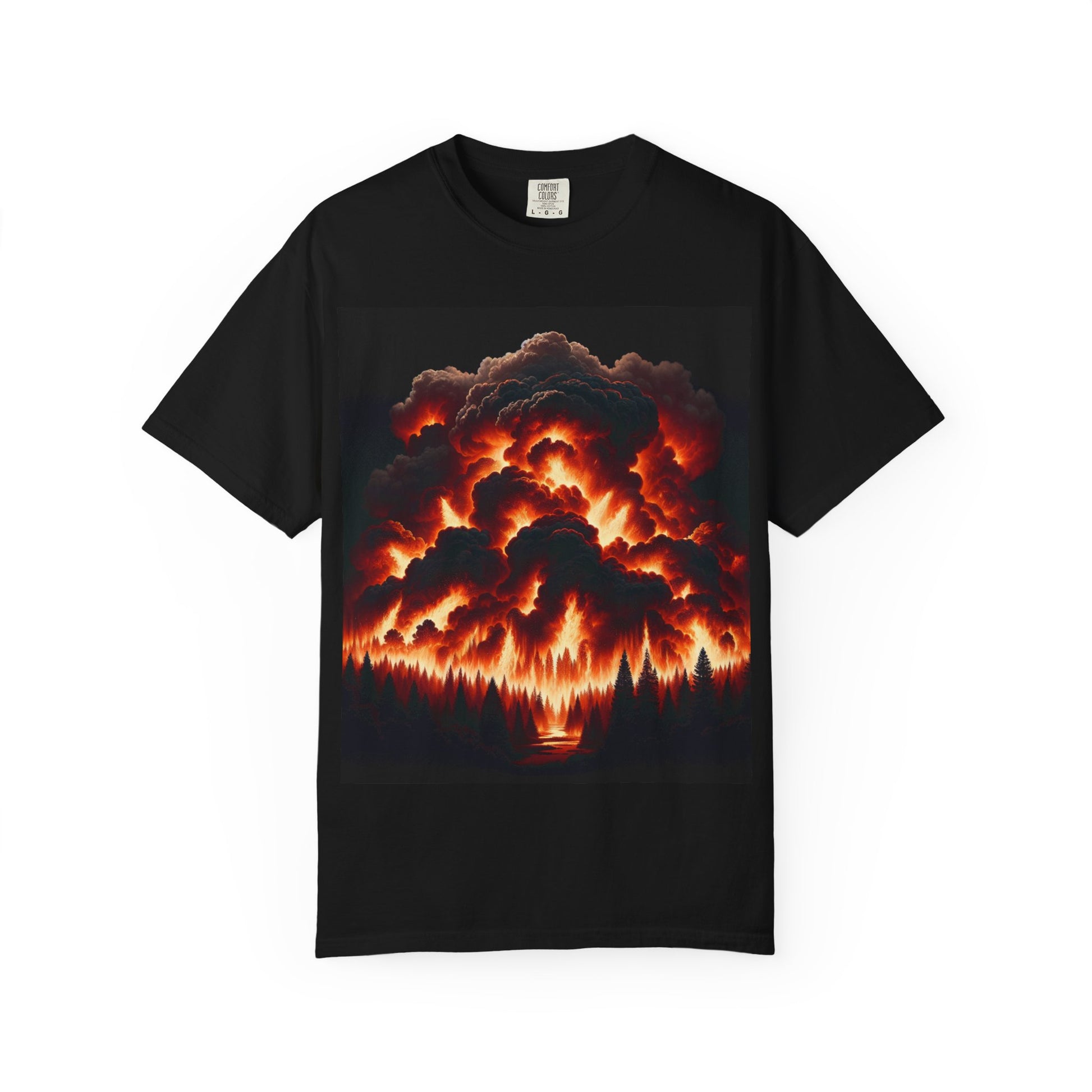 Vibrant Nature-Inspired T-Shirt, Artistic Tee, Casual Wear, Gift for Nature Lovers, Eco-Friendly Apparel