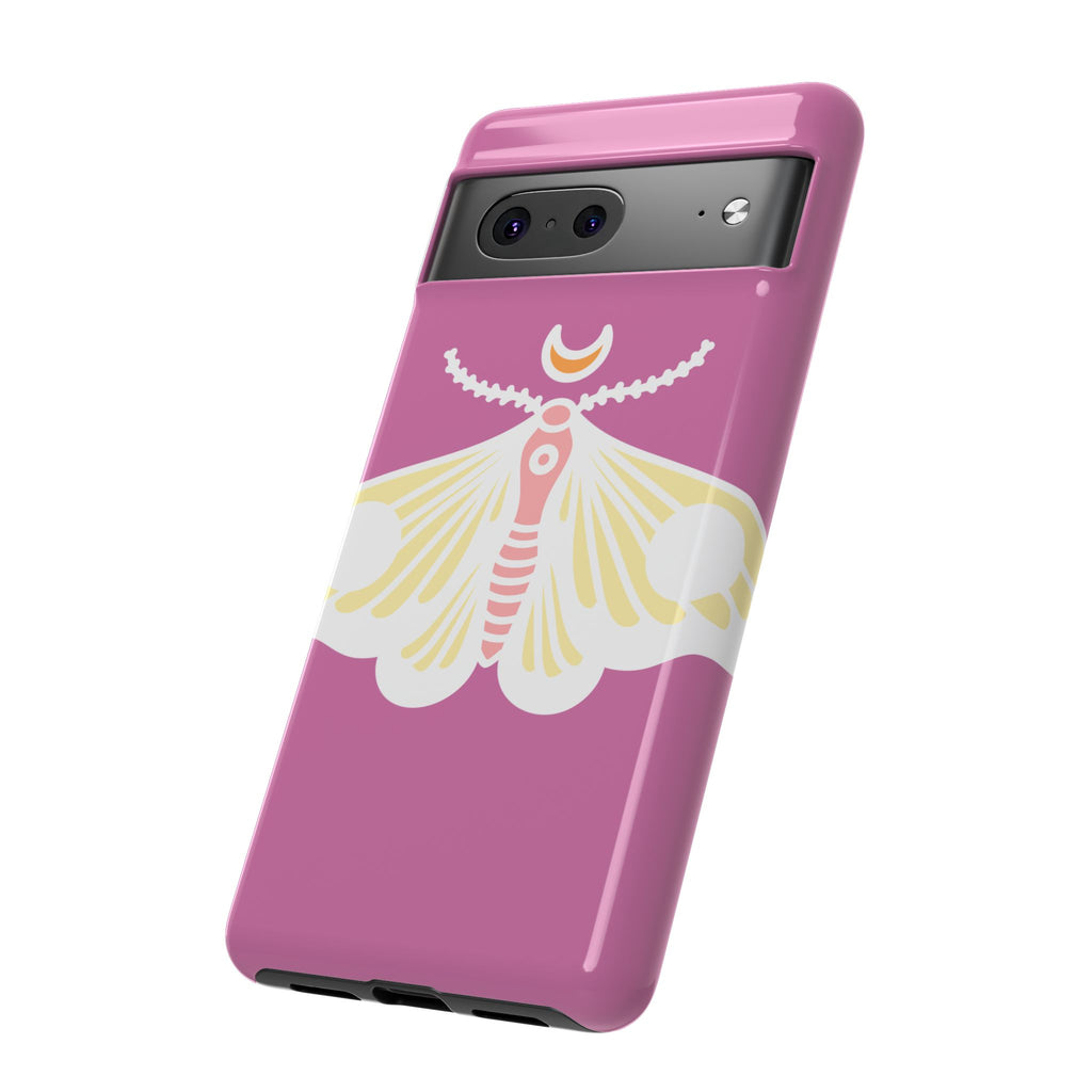 Colorful Moth Phone Case | Tough Cases for iPhone, Unique Gift, Nature Lovers, Boho Style, Trendy Accessories