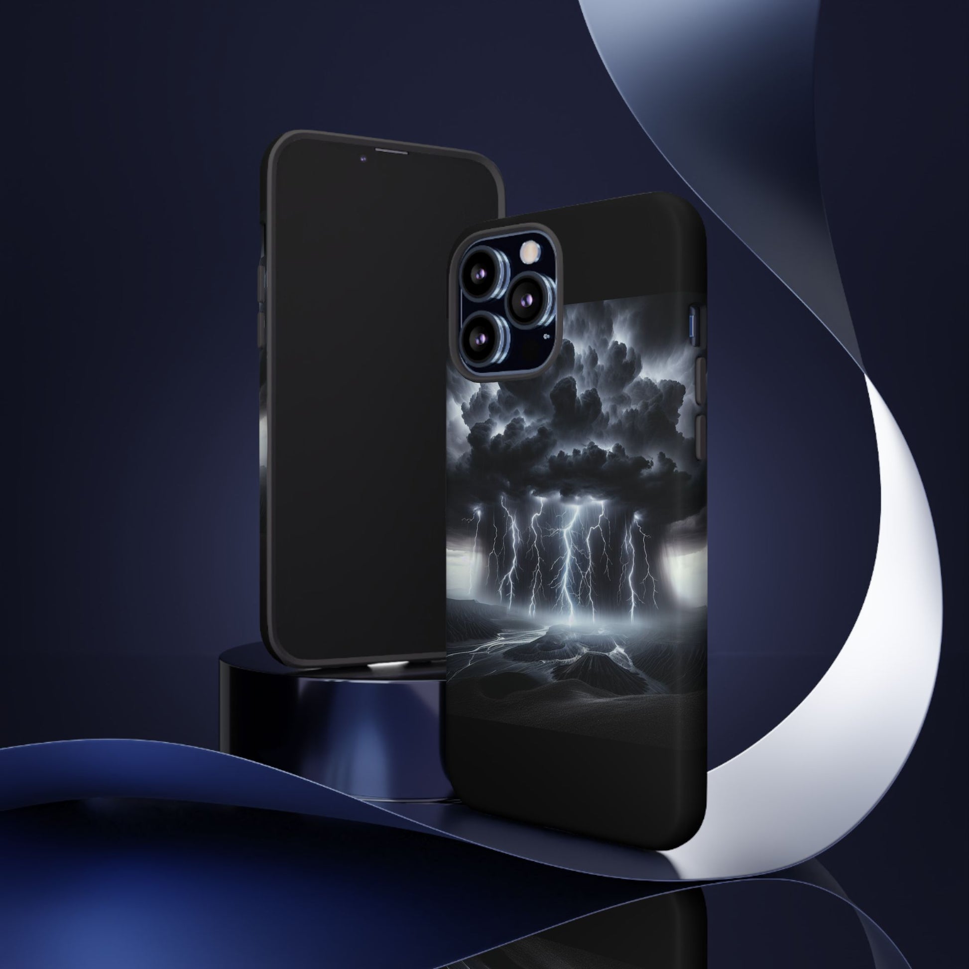 Tough Cases for the Bold: Stormy Thunder Phone Case, Lightning Protection, Durable Cover for Adventurers, Unique Gift for Nature [...]