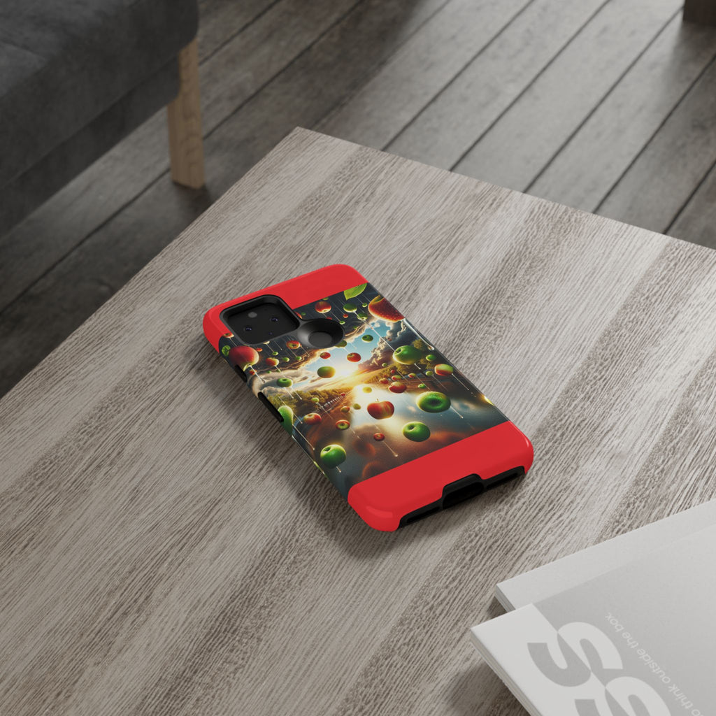 Vibrant Phone Case with Artistic Apple Design, Unique Gift for Art Lovers, Trendy Accessory for Any Occasion, Stylish Smartphone Cover