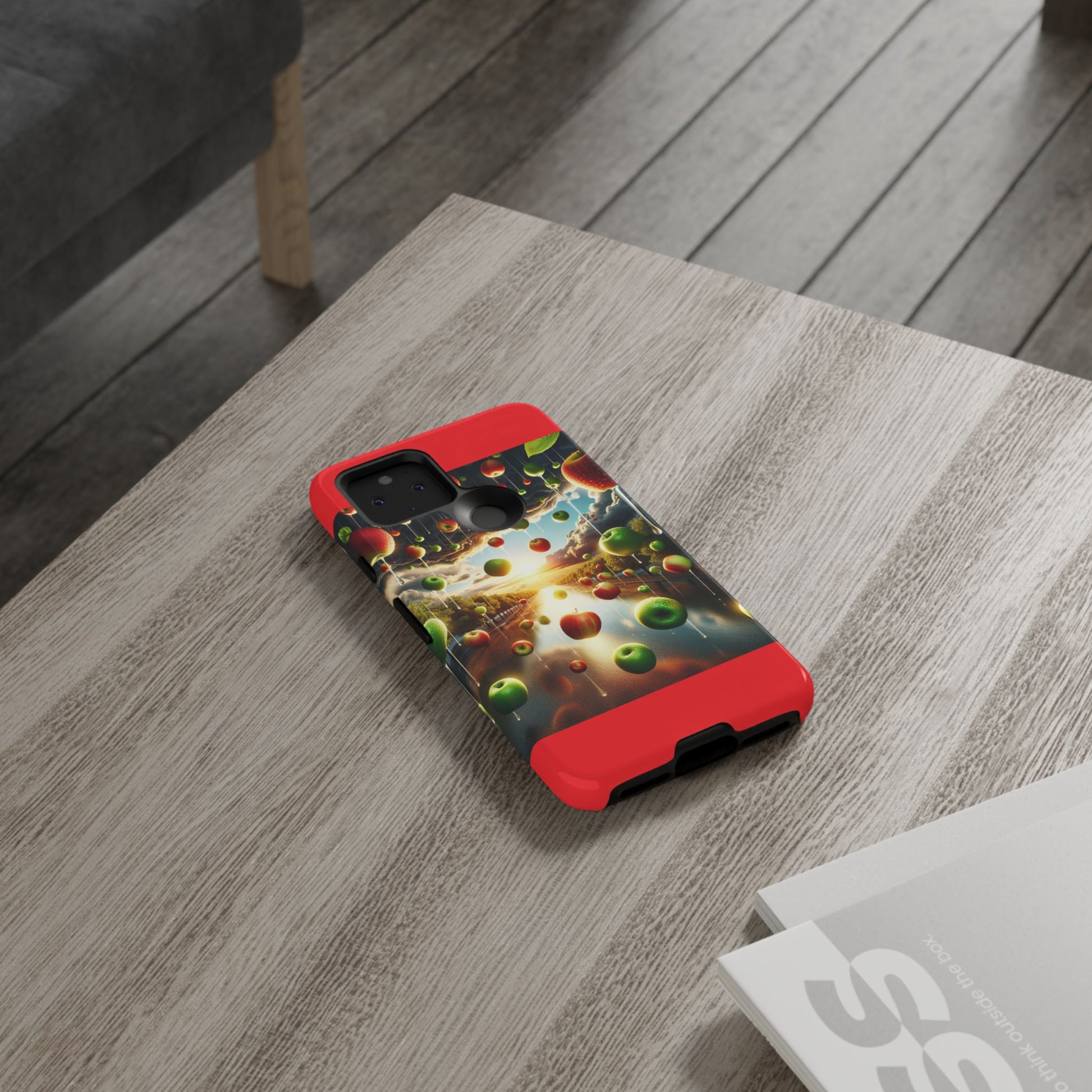 Vibrant Phone Case with Artistic Apple Design, Unique Gift for Art Lovers, Trendy Accessory for Any Occasion, Stylish Smartphone Cover