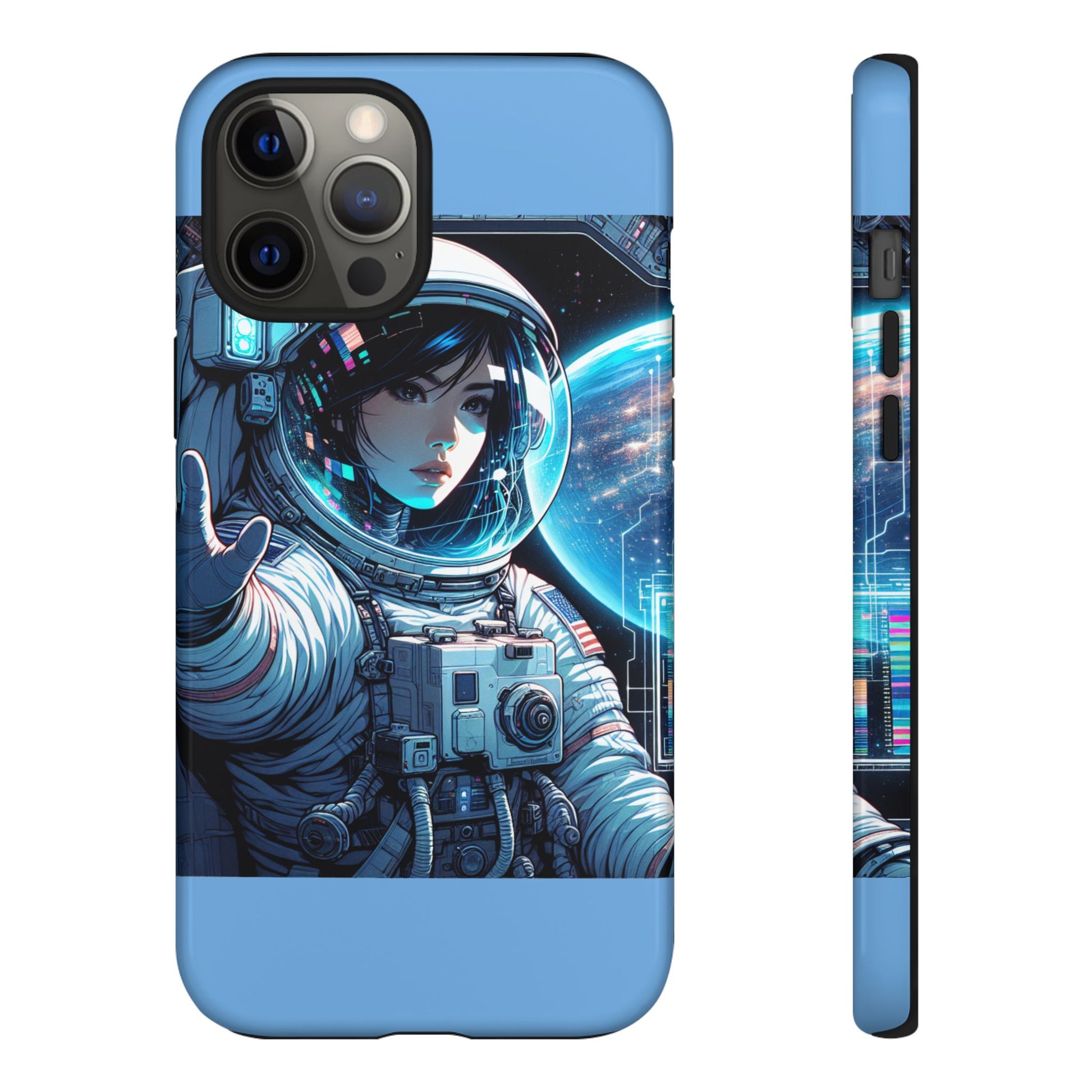 Astronaut Phone Case, Space-Themed Tough Case, Unique Gift for Science Lovers, Trendy Protection for Smartphones, Cool Tech Accessories