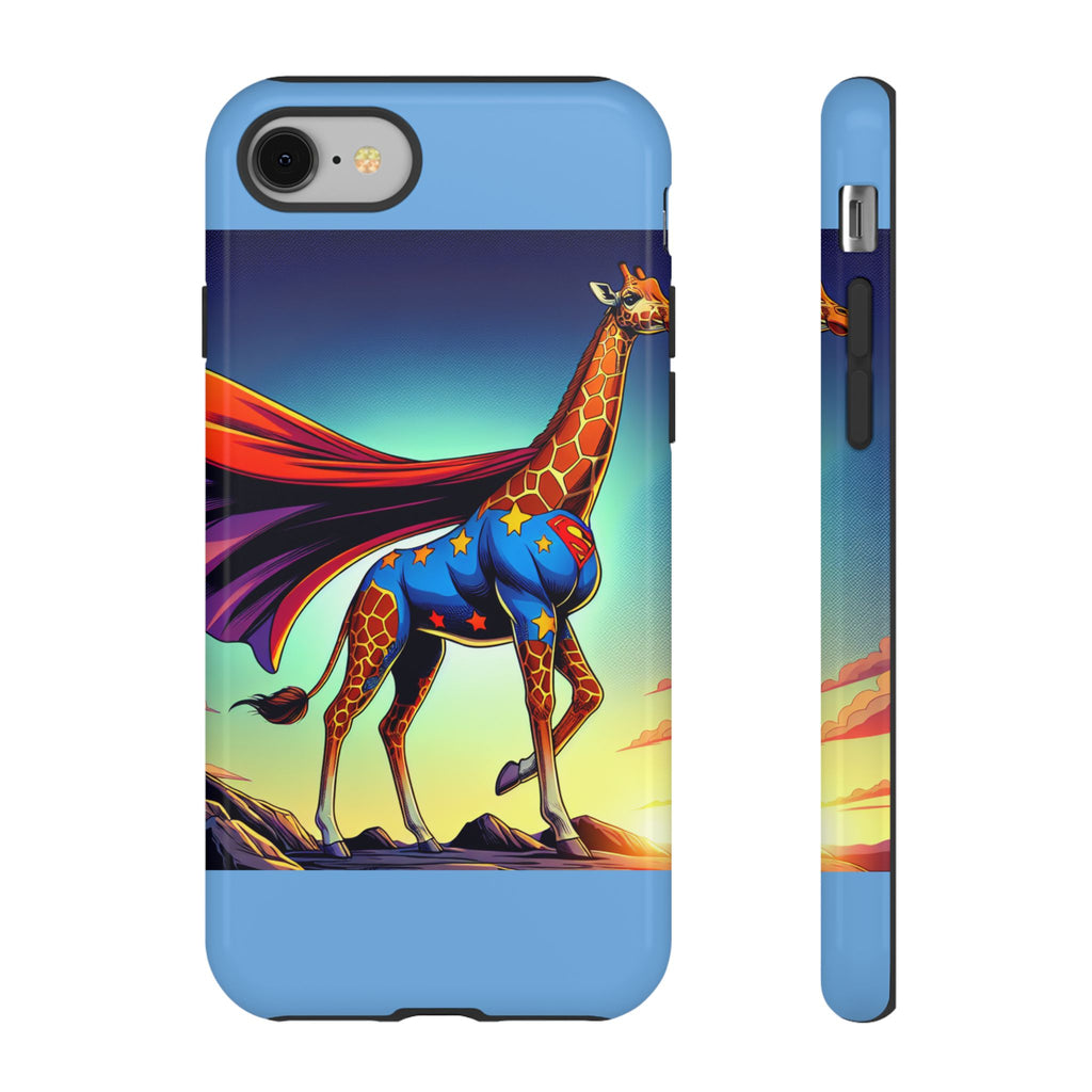Superhero Giraffe Phone Case | Tough Cases, Unique Gifts, Animal Lover Accessories, Fun Tech Protectors, Cute Phone Covers, Birthday Gift
