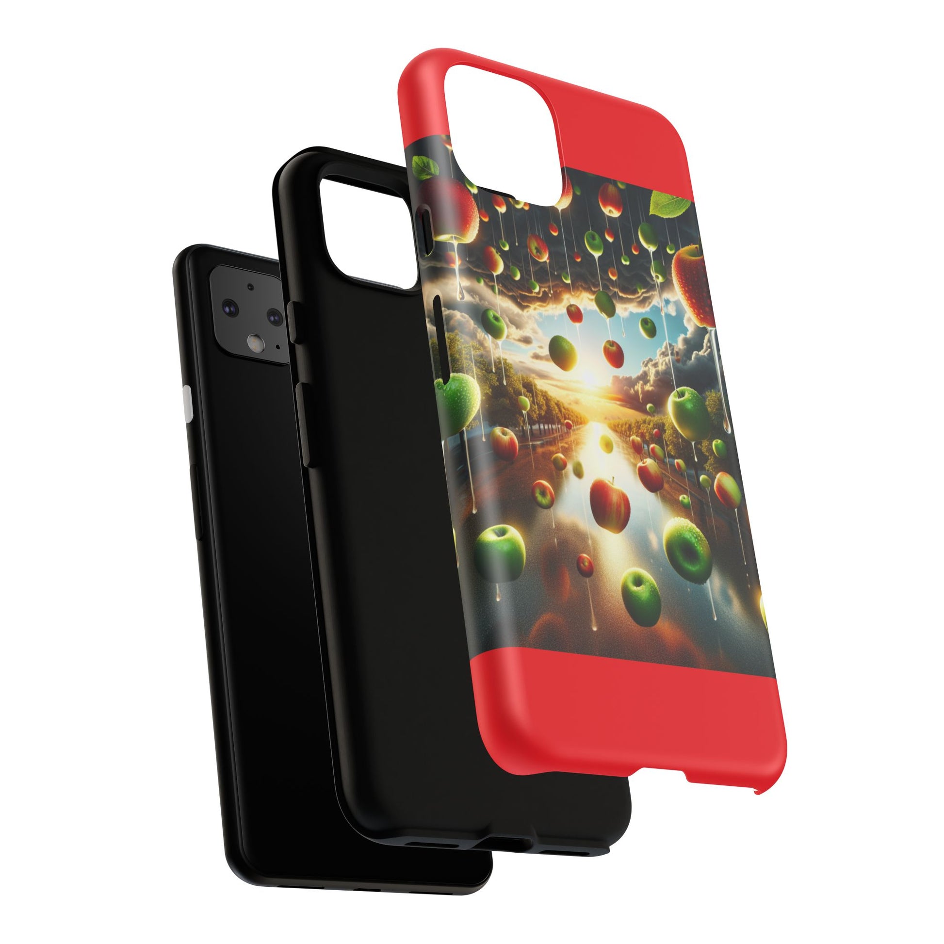 Vibrant Phone Case with Artistic Apple Design, Unique Gift for Art Lovers, Trendy Accessory for Any Occasion, Stylish Smartphone Cover