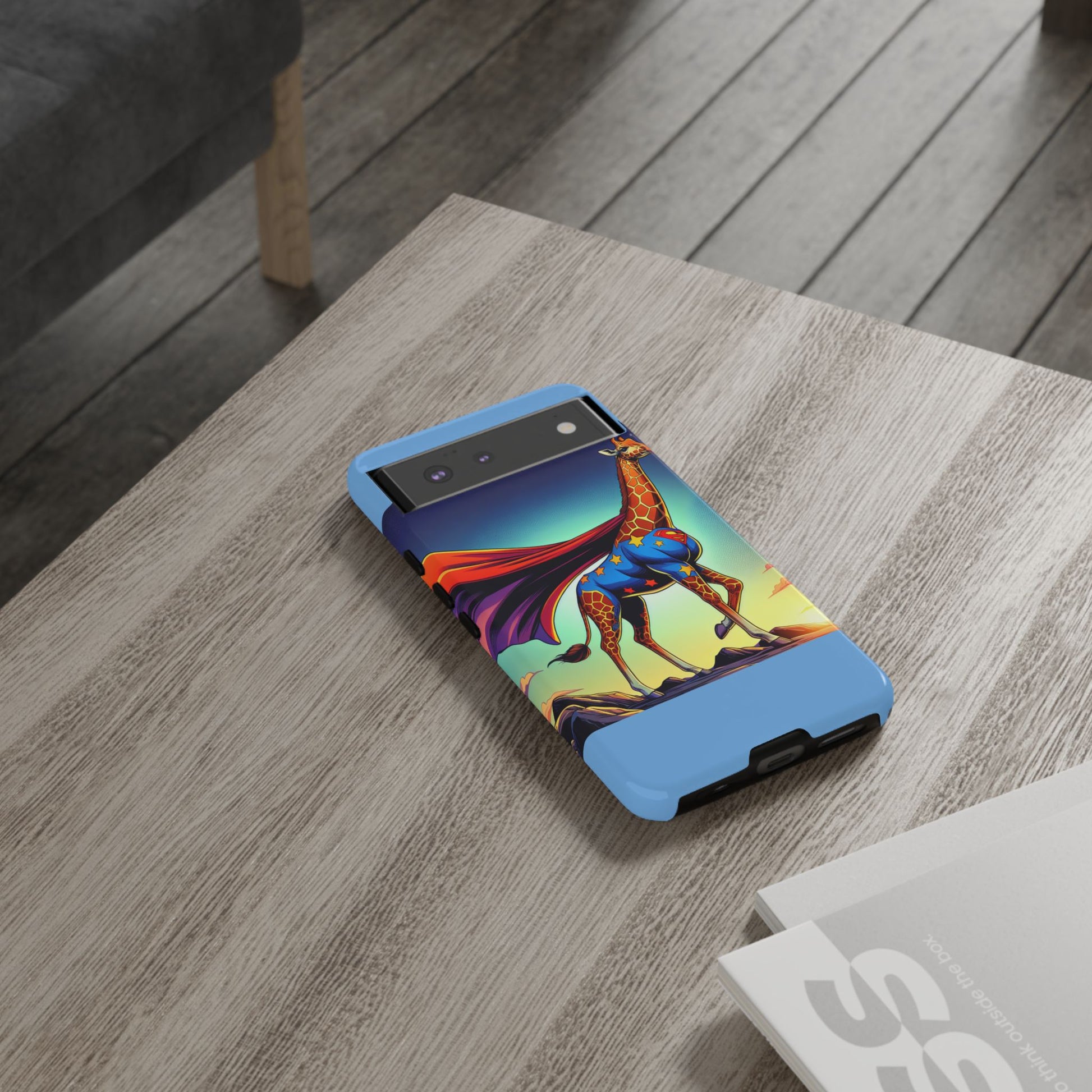 Superhero Giraffe Phone Case | Tough Cases, Unique Gifts, Animal Lover Accessories, Fun Tech Protectors, Cute Phone Covers, Birthday Gift