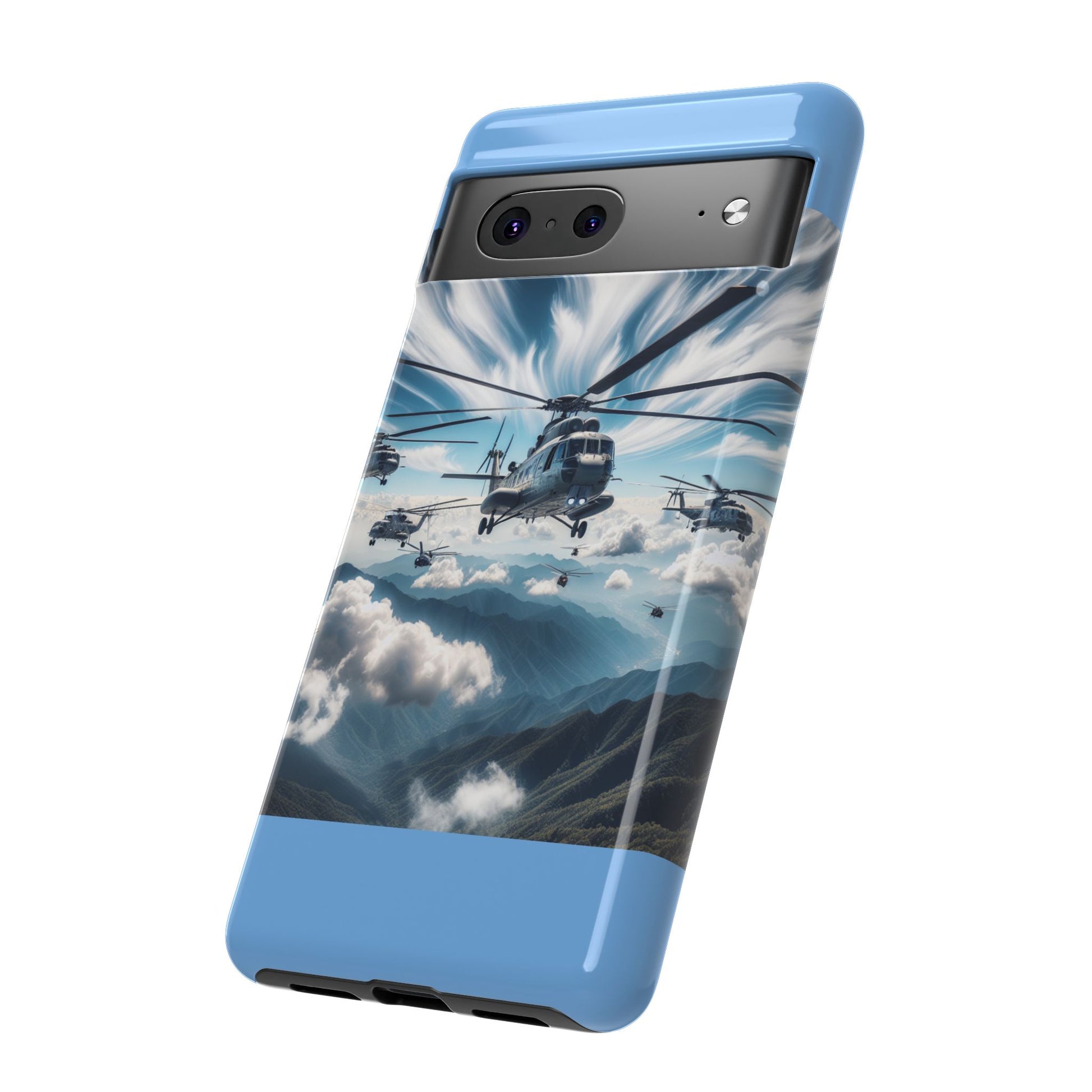 Tough Cases - Helicopter Design Phone Case, Military Style Cover, Unique Gift for Aviation Lovers, Durable Phone Protector, Hobbyist [...]