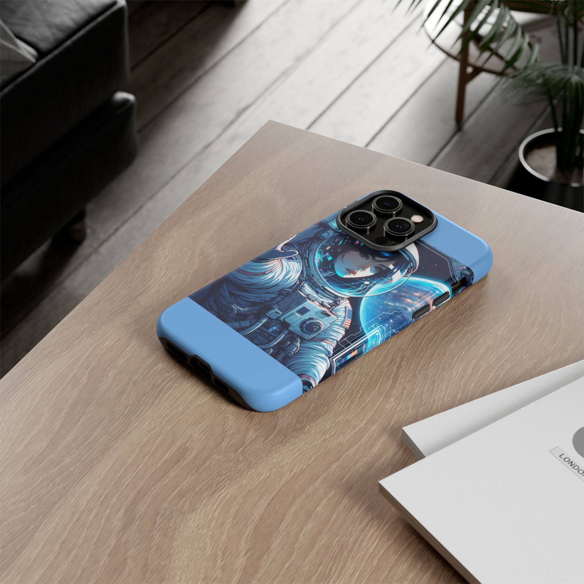 Astronaut Phone Case, Space-Themed Tough Case, Unique Gift for Science Lovers, Trendy Protection for Smartphones, Cool Tech Accessories