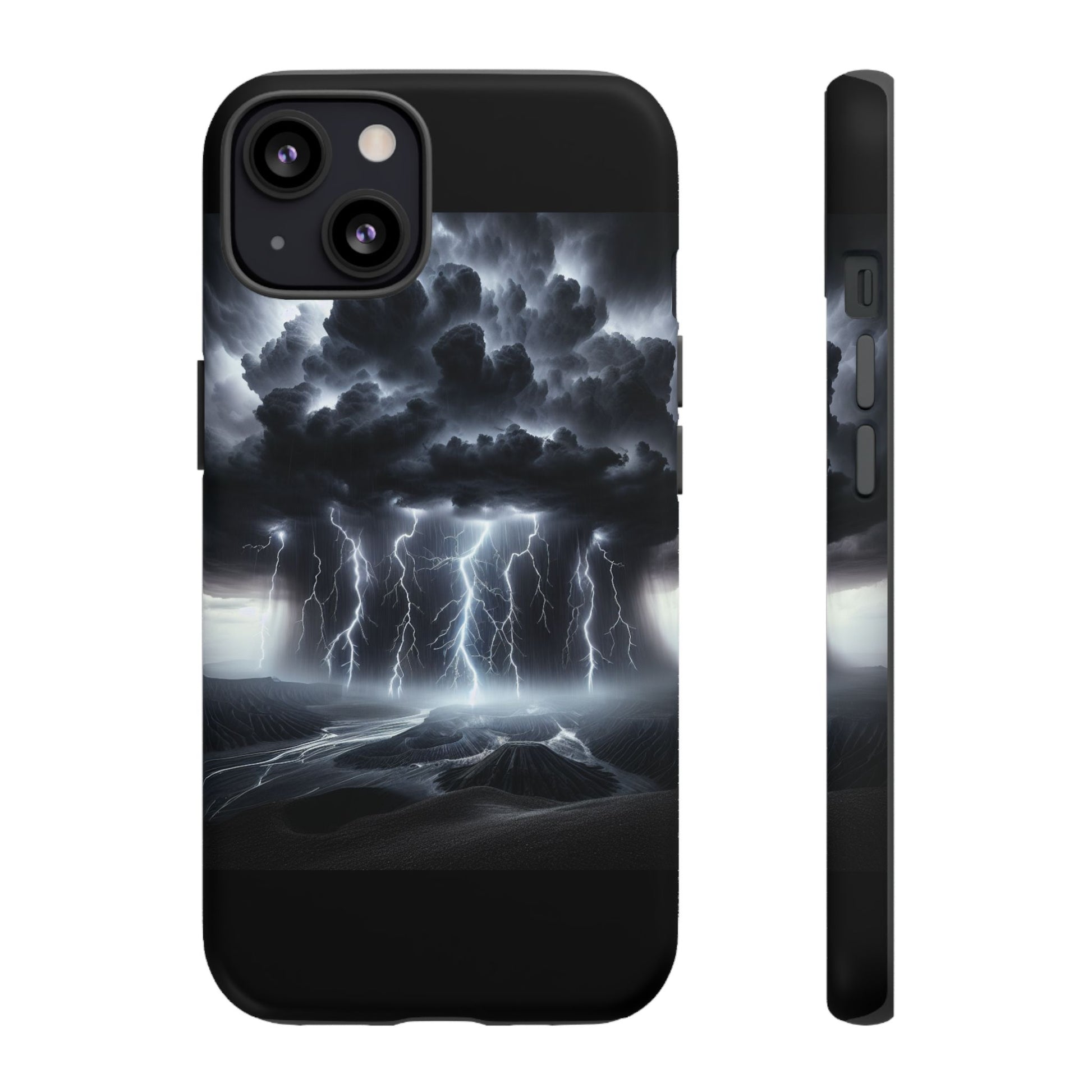 Tough Cases for the Bold: Stormy Thunder Phone Case, Lightning Protection, Durable Cover for Adventurers, Unique Gift for Nature [...]