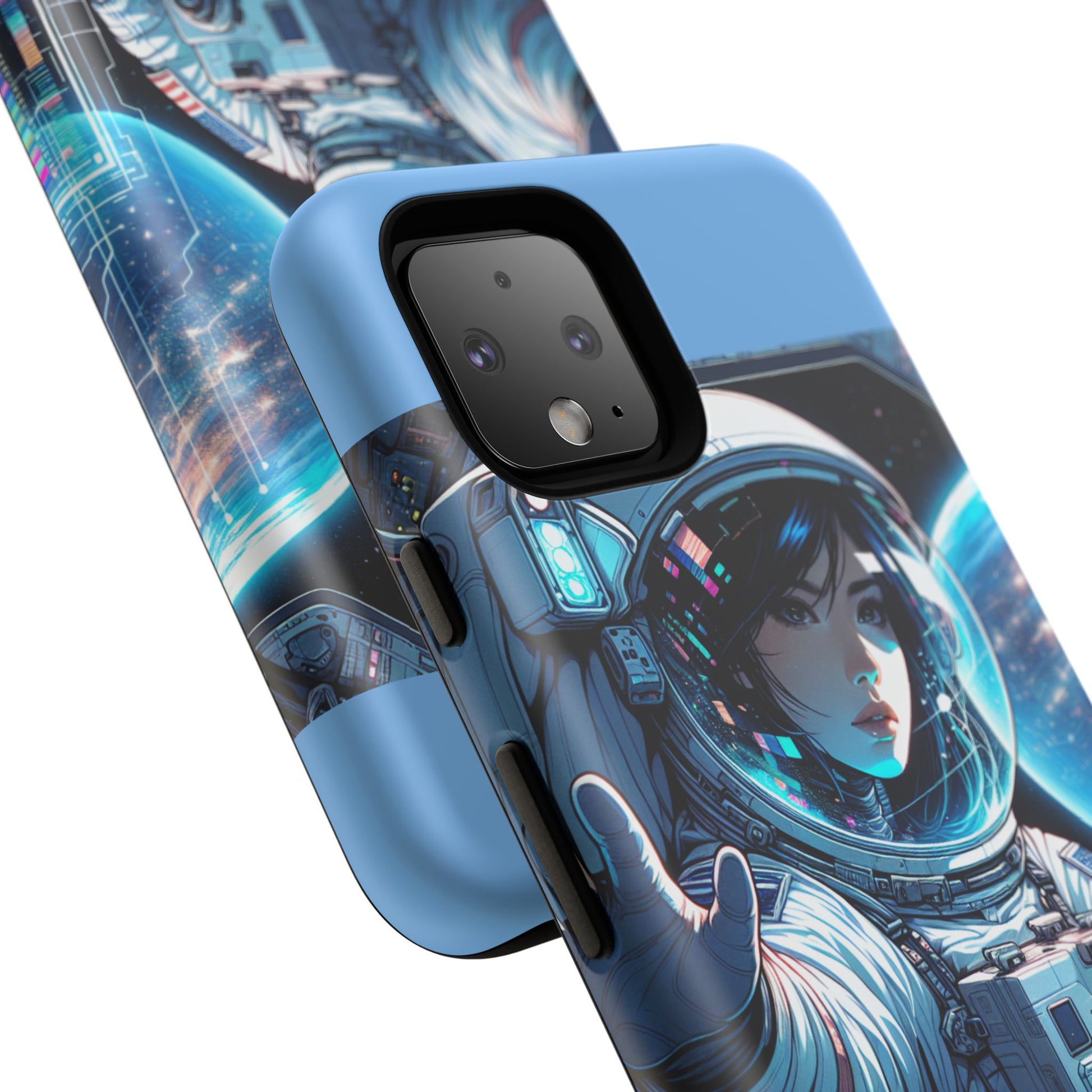 Astronaut Phone Case, Space-Themed Tough Case, Unique Gift for Science Lovers, Trendy Protection for Smartphones, Cool Tech Accessories