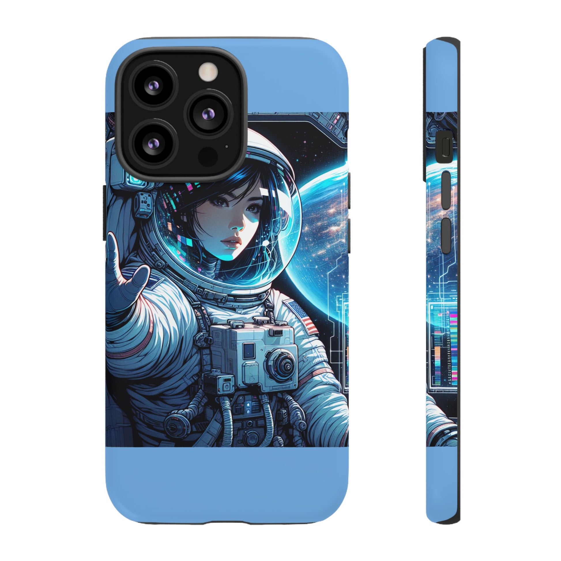 Astronaut Phone Case, Space-Themed Tough Case, Unique Gift for Science Lovers, Trendy Protection for Smartphones, Cool Tech Accessories