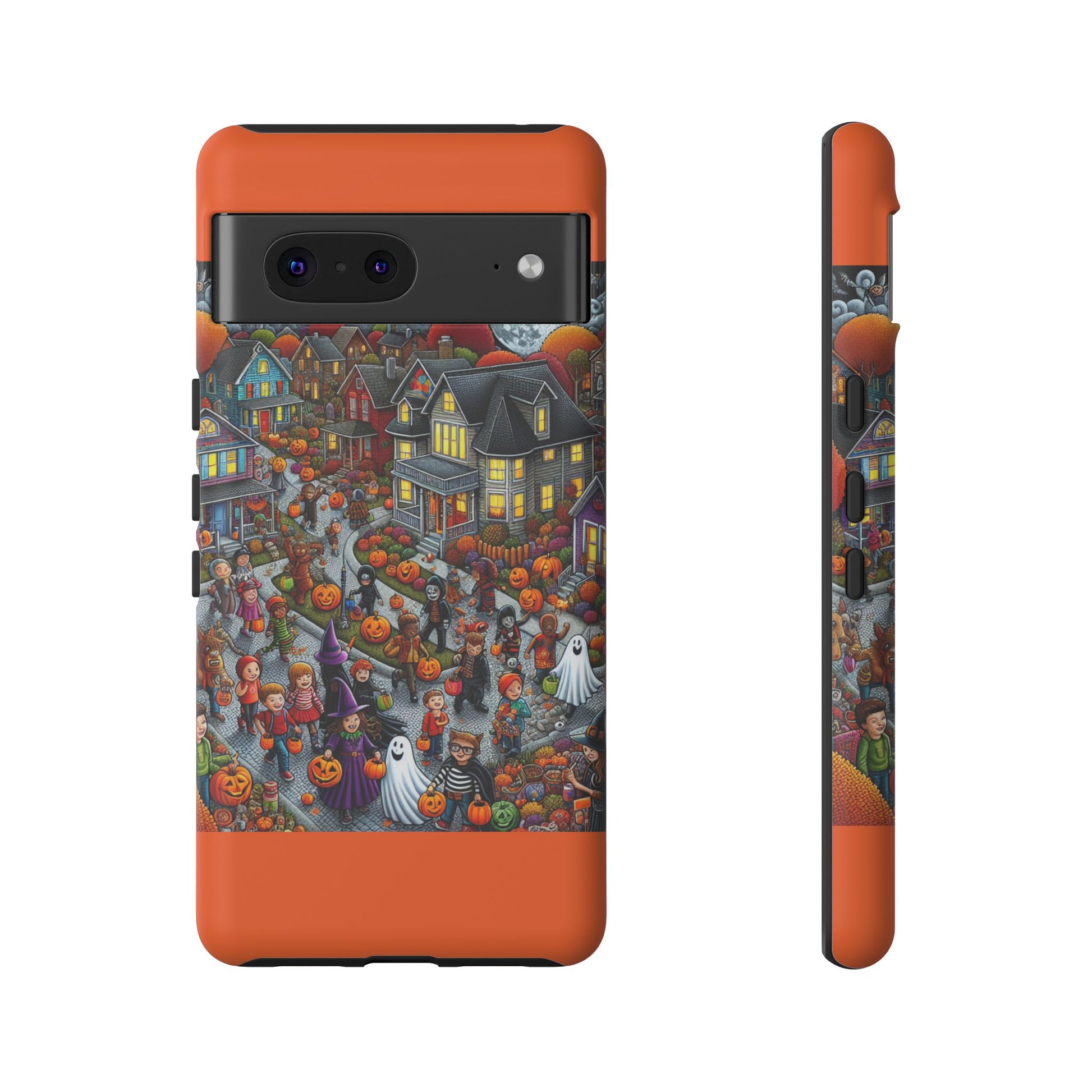 Halloween Phone Case, Tough Cases for Spooky Season, Fall Decor, Trick or Treat, Pumpkin Lovers, Ghost Design