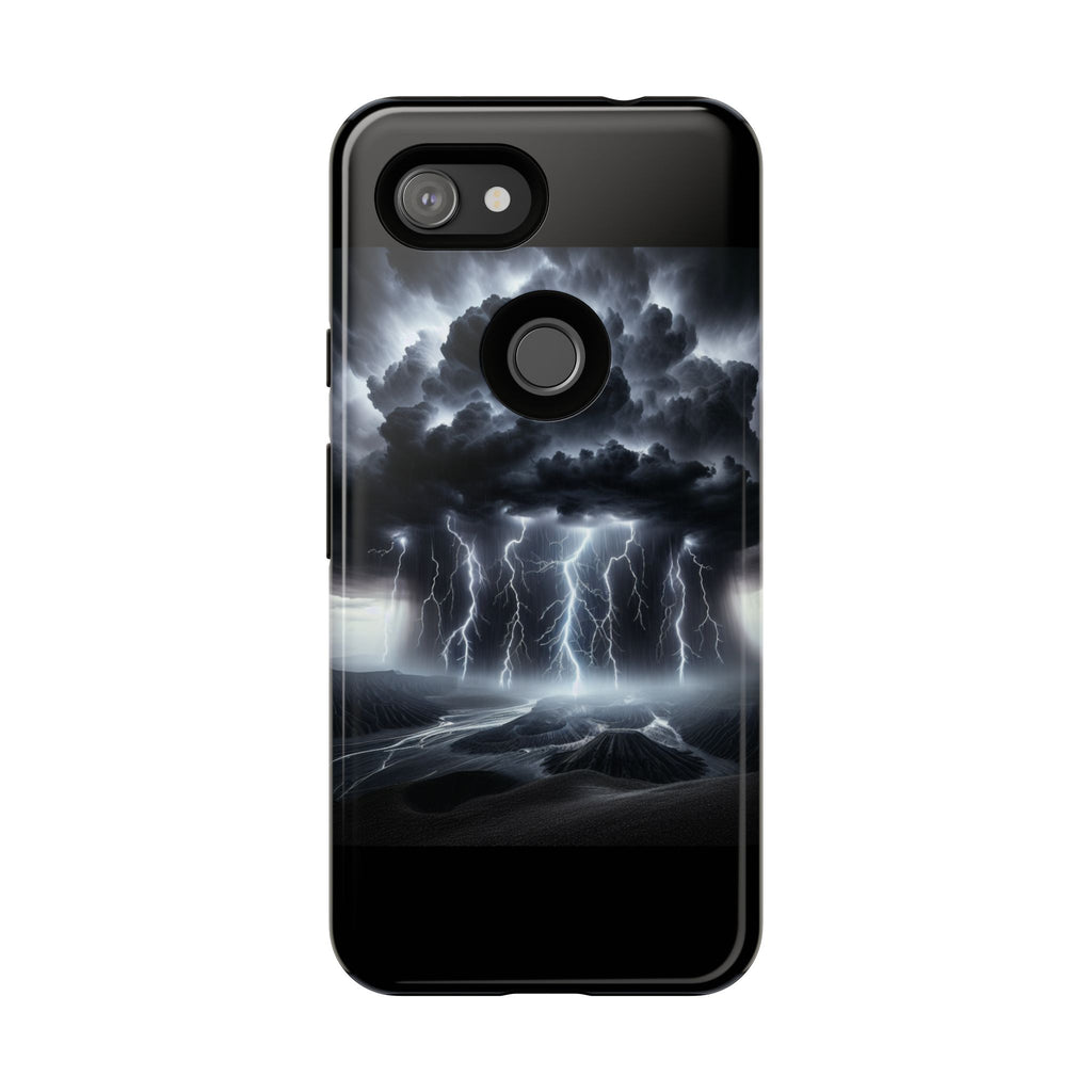 Tough Cases for the Bold: Stormy Thunder Phone Case, Lightning Protection, Durable Cover for Adventurers, Unique Gift for Nature [...]
