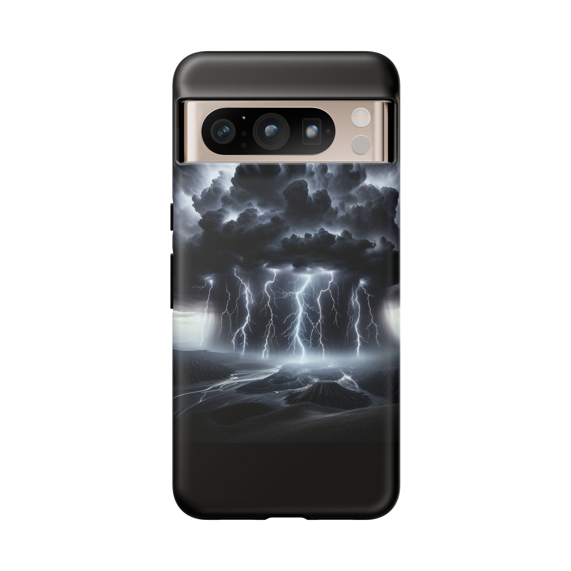 Tough Cases for the Bold: Stormy Thunder Phone Case, Lightning Protection, Durable Cover for Adventurers, Unique Gift for Nature [...]
