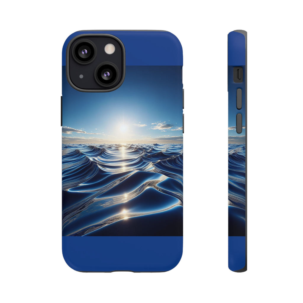 Ocean Wave Phone Case, Tough Phone Cover, Stylish Cell Case, Gift for Beach Lovers, Customizable Phone Accessory