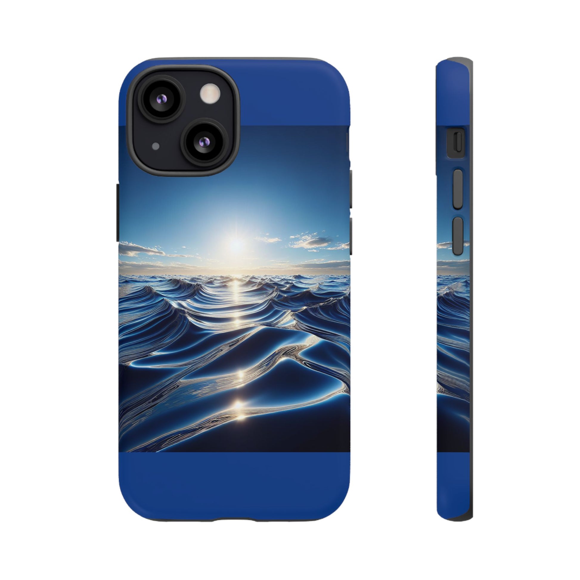 Ocean Wave Phone Case, Tough Phone Cover, Stylish Cell Case, Gift for Beach Lovers, Customizable Phone Accessory