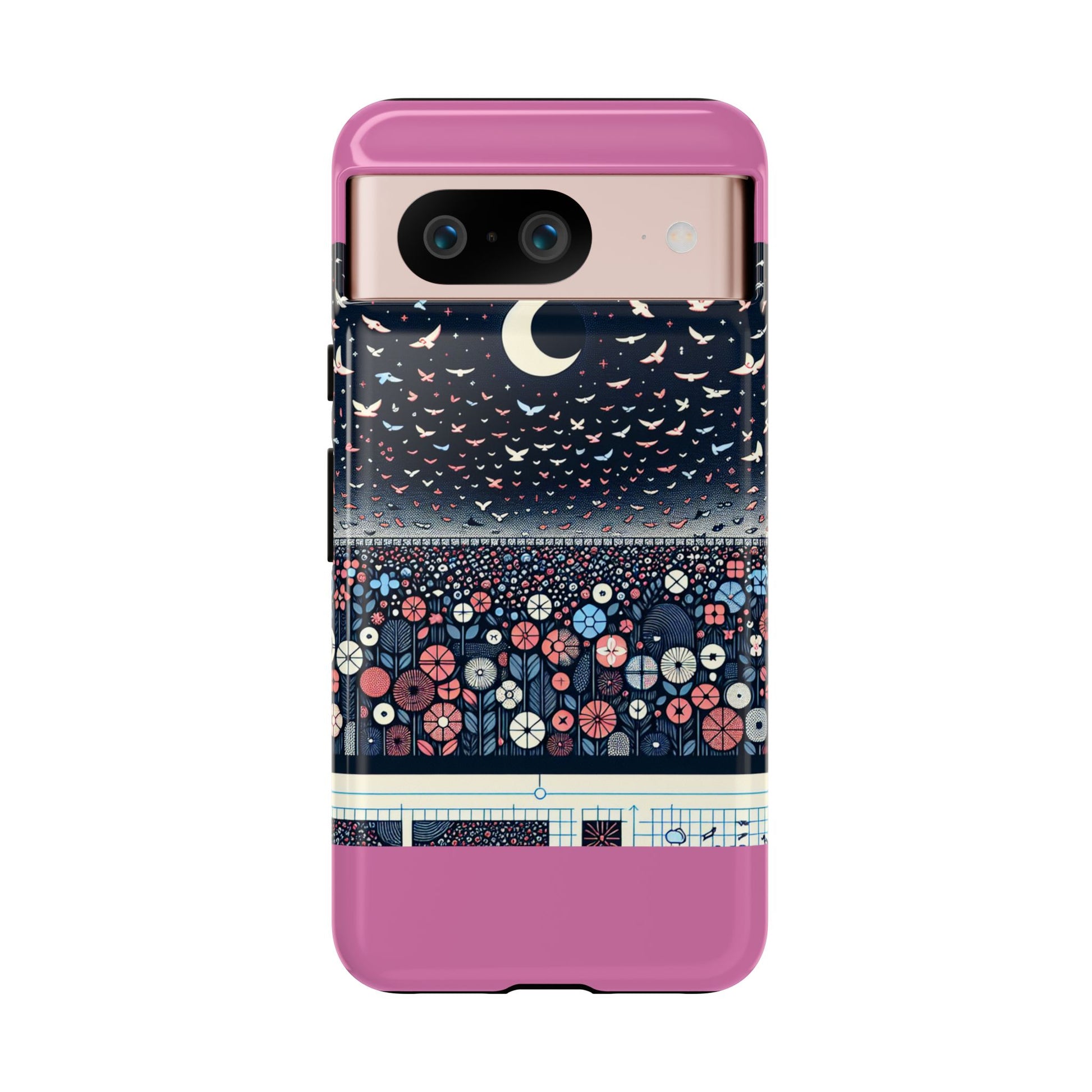 Floral Phone Case, Tough Cases for iPhone, Nature-Inspired Design, Gift for Her, Stylish Protection, Trending Accessory