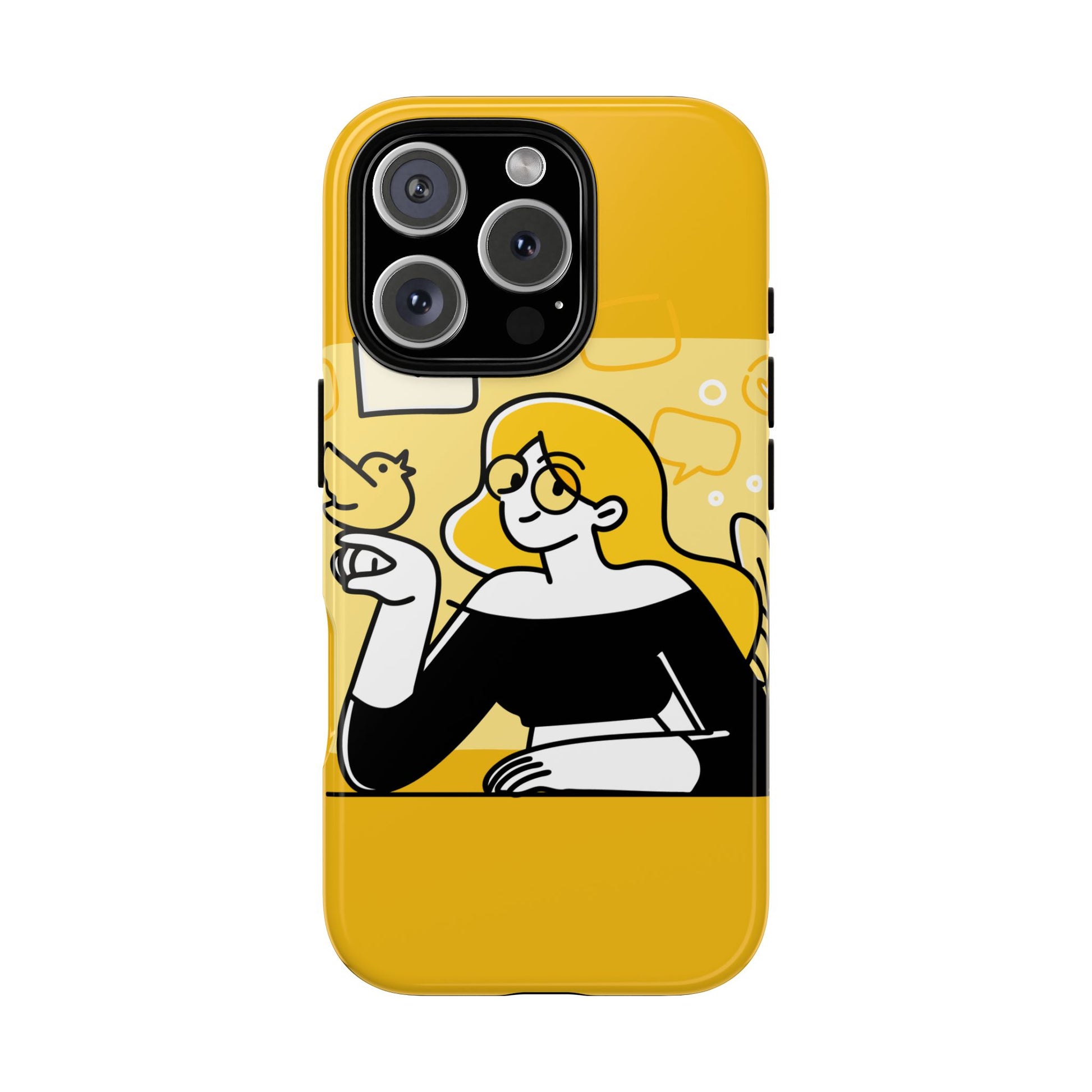 Chic Phone Case with Playful Design, Smartphone Cover, Unique Gift, Trendy Accessory, Eco-Friendly Case