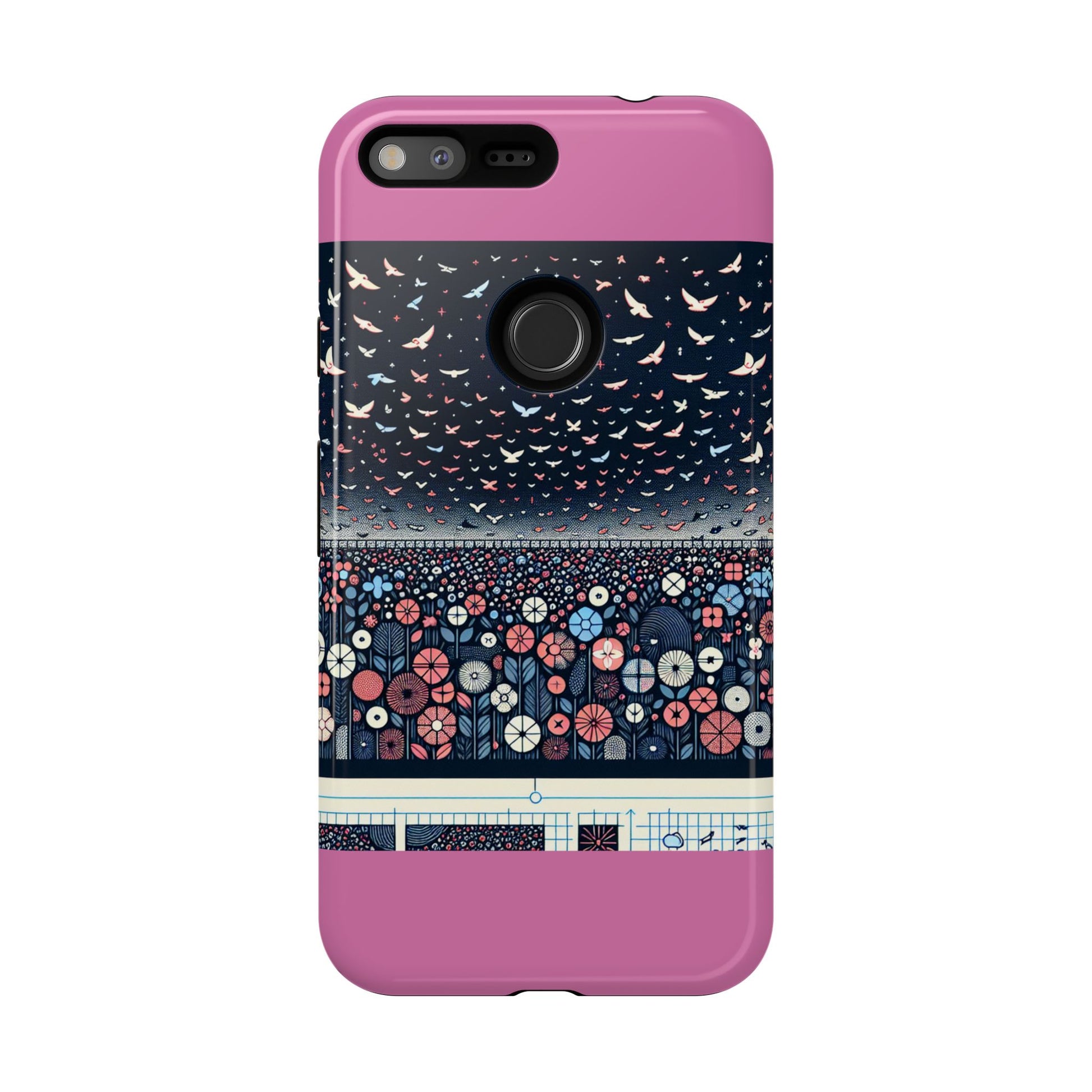 Floral Phone Case, Tough Cases for iPhone, Nature-Inspired Design, Gift for Her, Stylish Protection, Trending Accessory