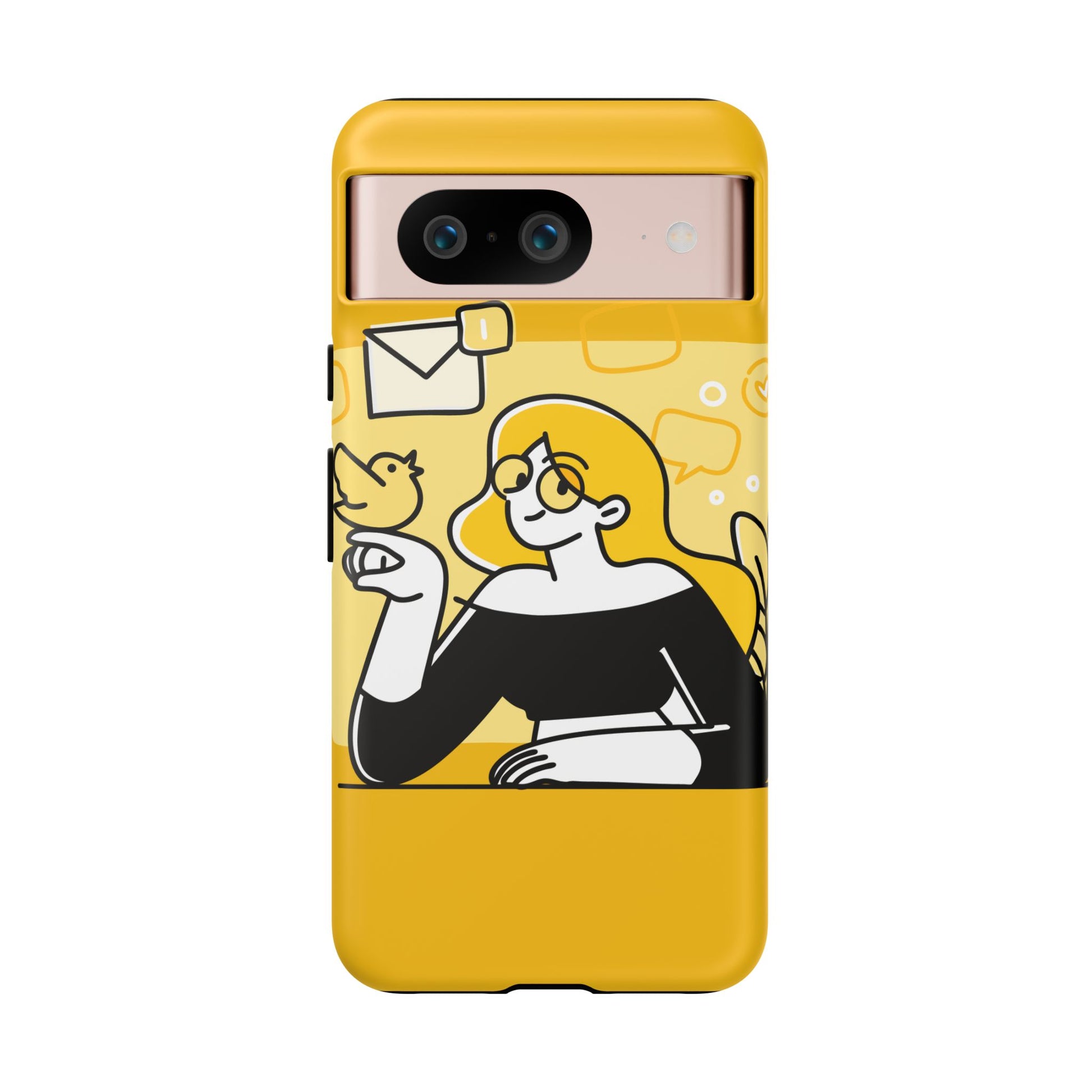 Chic Phone Case with Playful Design, Smartphone Cover, Unique Gift, Trendy Accessory, Eco-Friendly Case