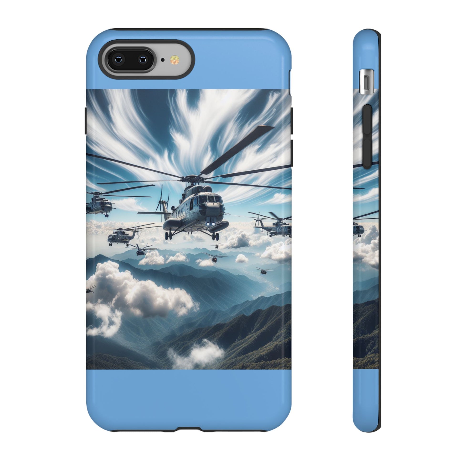 Tough Cases - Helicopter Design Phone Case, Military Style Cover, Unique Gift for Aviation Lovers, Durable Phone Protector, Hobbyist [...]