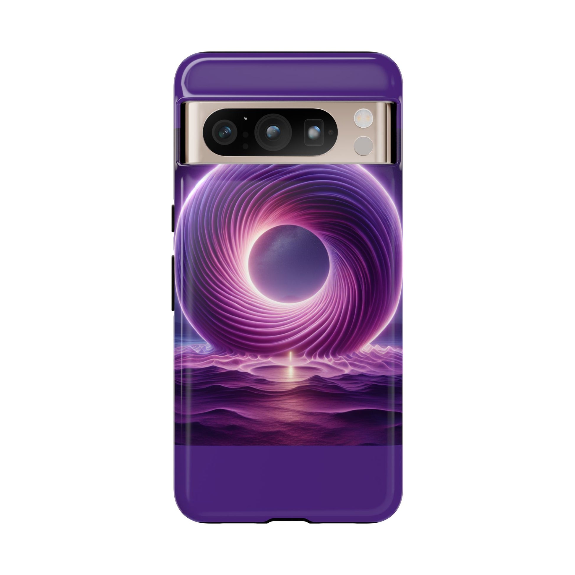 Colorful Phone Case with Swirling Design, Tough Phone Cover, Cosmic Phone Protector, Unique Gift for Tech Lovers, Stylish Smartphone Shell
