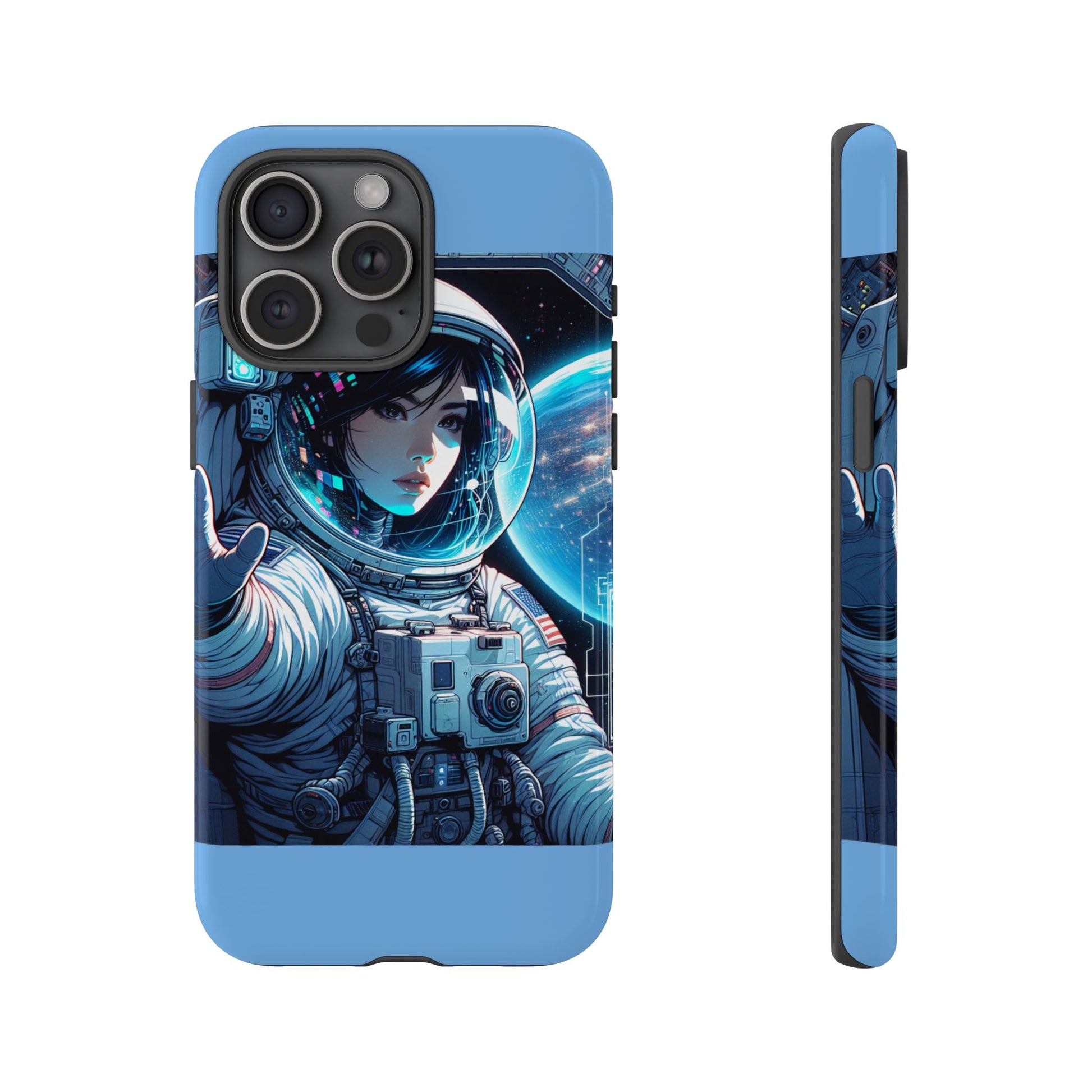 Astronaut Phone Case, Space-Themed Tough Case, Unique Gift for Science Lovers, Trendy Protection for Smartphones, Cool Tech Accessories