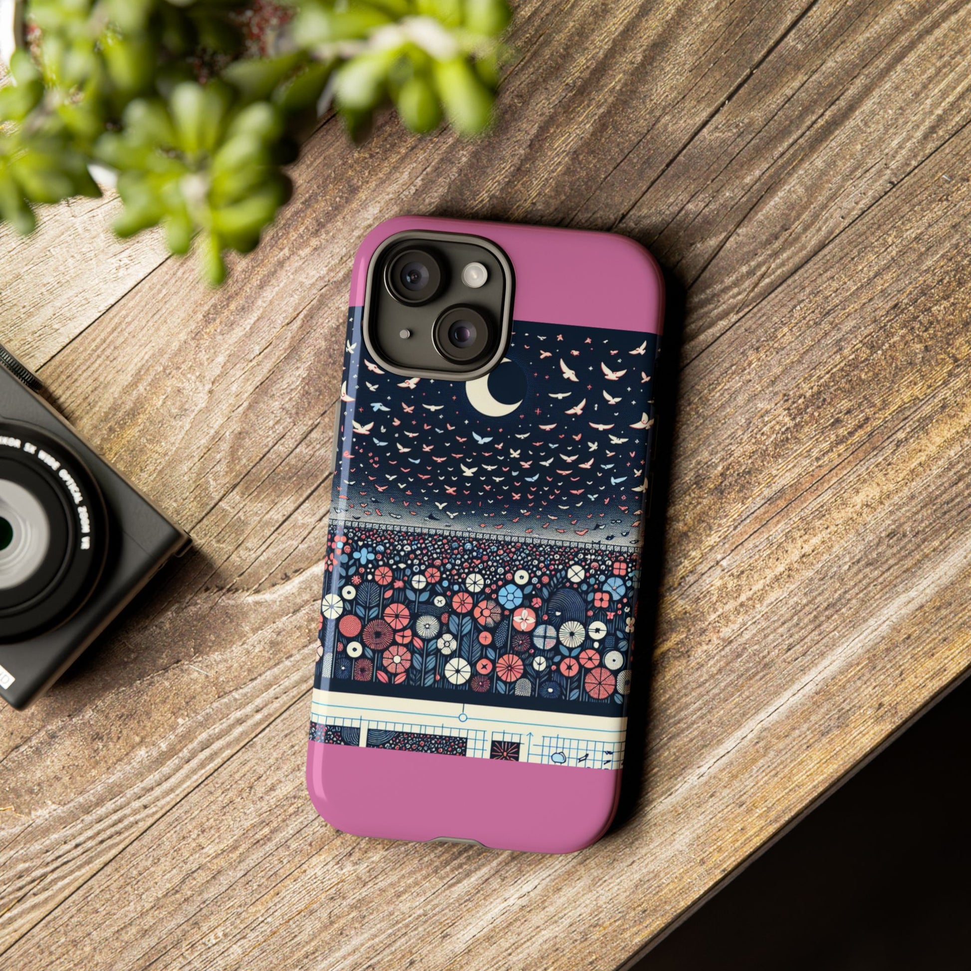 Floral Phone Case, Tough Cases for iPhone, Nature-Inspired Design, Gift for Her, Stylish Protection, Trending Accessory