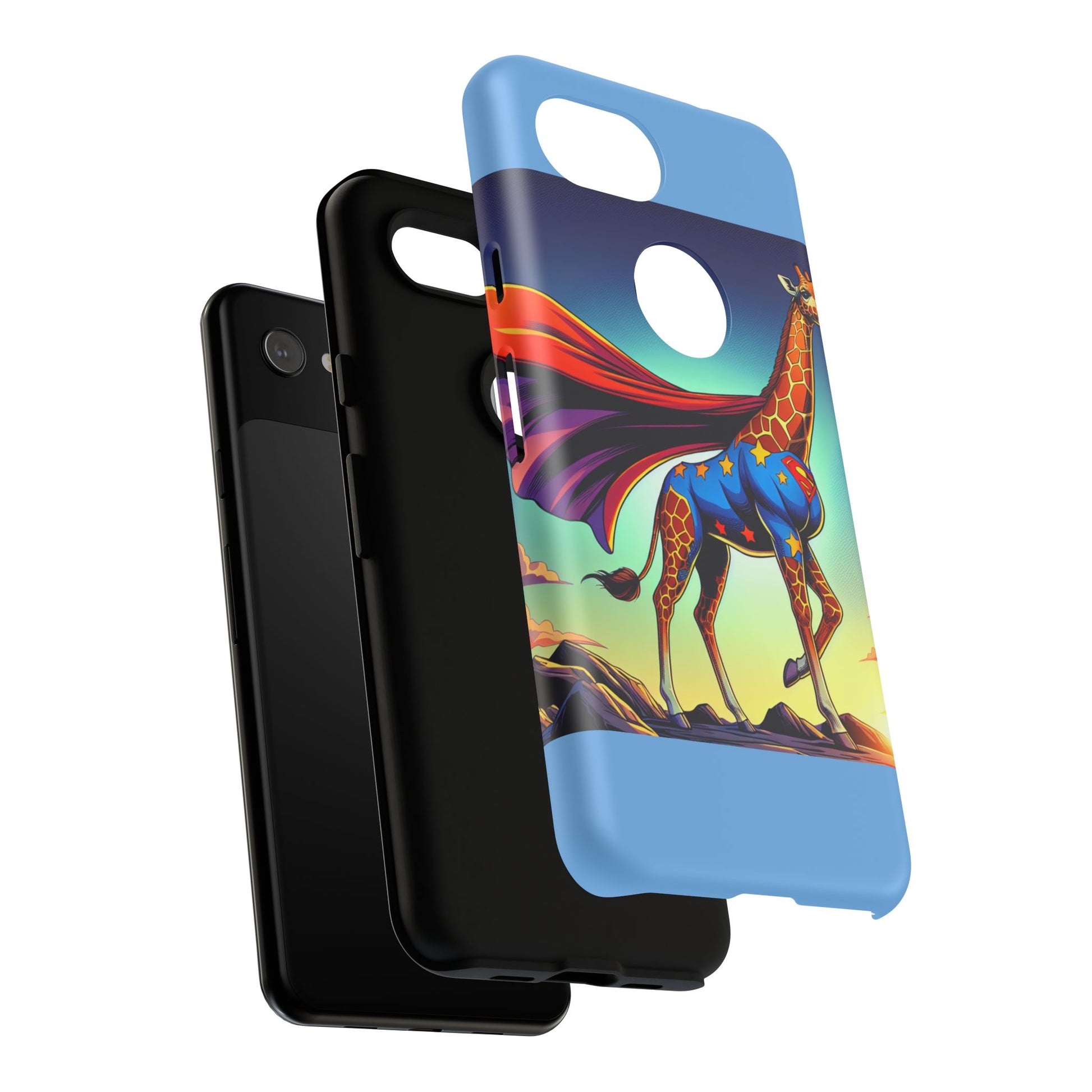 Superhero Giraffe Phone Case | Tough Cases, Unique Gifts, Animal Lover Accessories, Fun Tech Protectors, Cute Phone Covers, Birthday Gift
