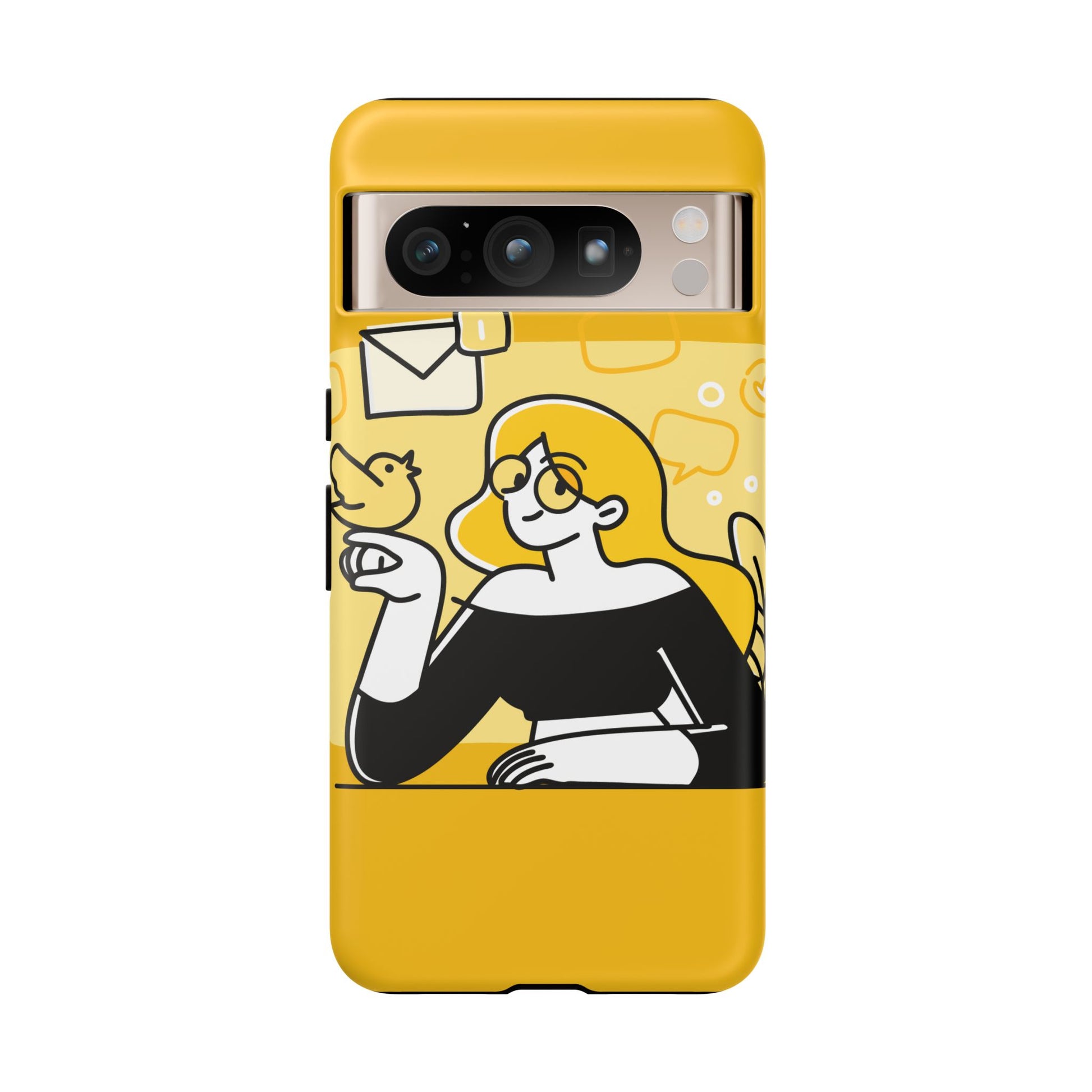 Chic Phone Case with Playful Design, Smartphone Cover, Unique Gift, Trendy Accessory, Eco-Friendly Case