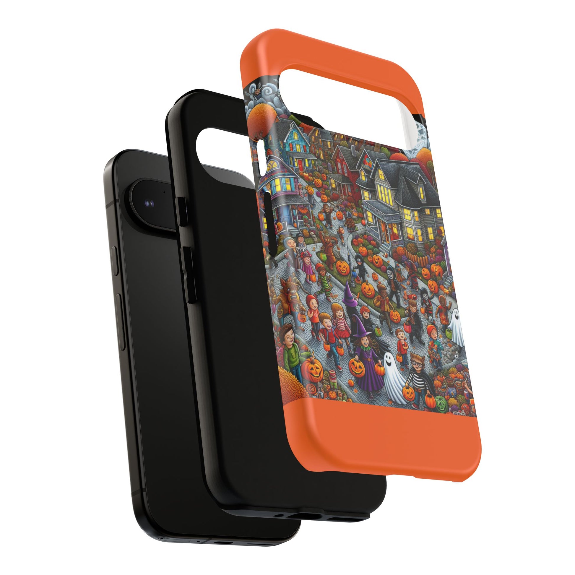 Halloween Phone Case, Tough Cases for Spooky Season, Fall Decor, Trick or Treat, Pumpkin Lovers, Ghost Design