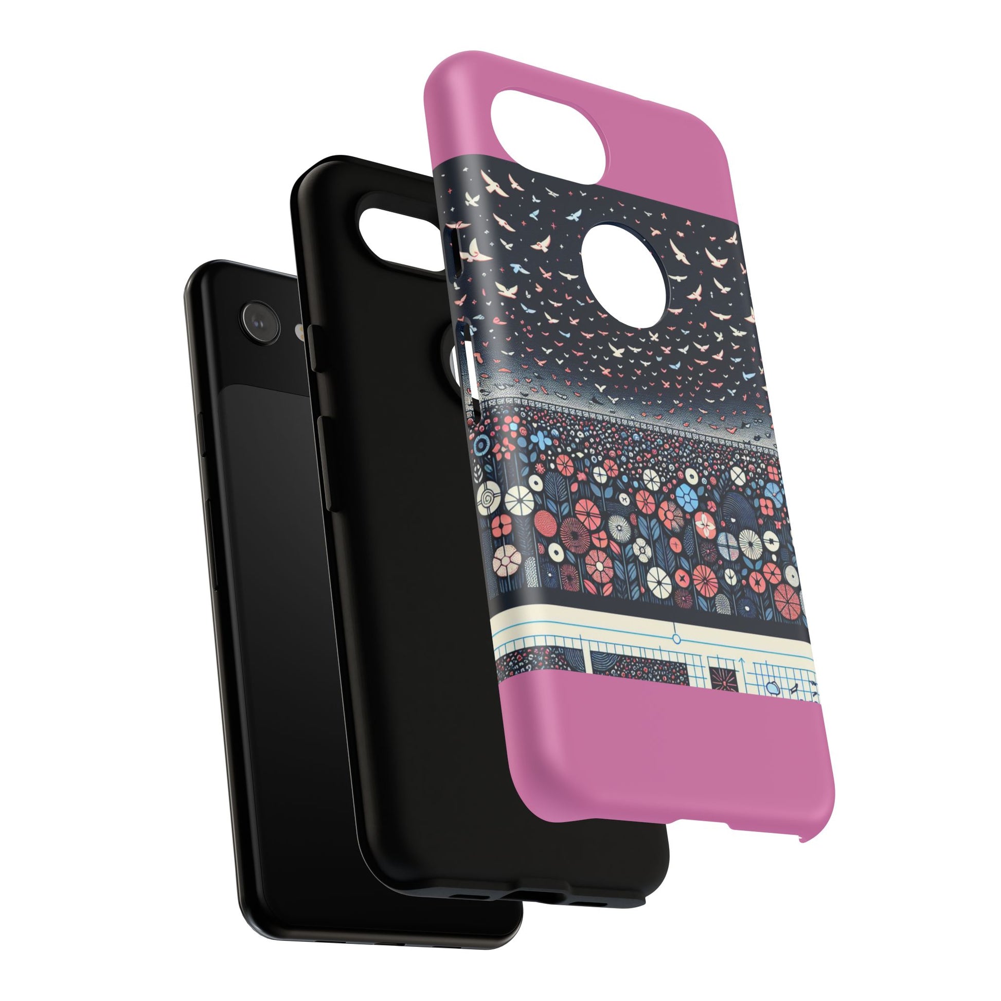 Floral Phone Case, Tough Cases for iPhone, Nature-Inspired Design, Gift for Her, Stylish Protection, Trending Accessory