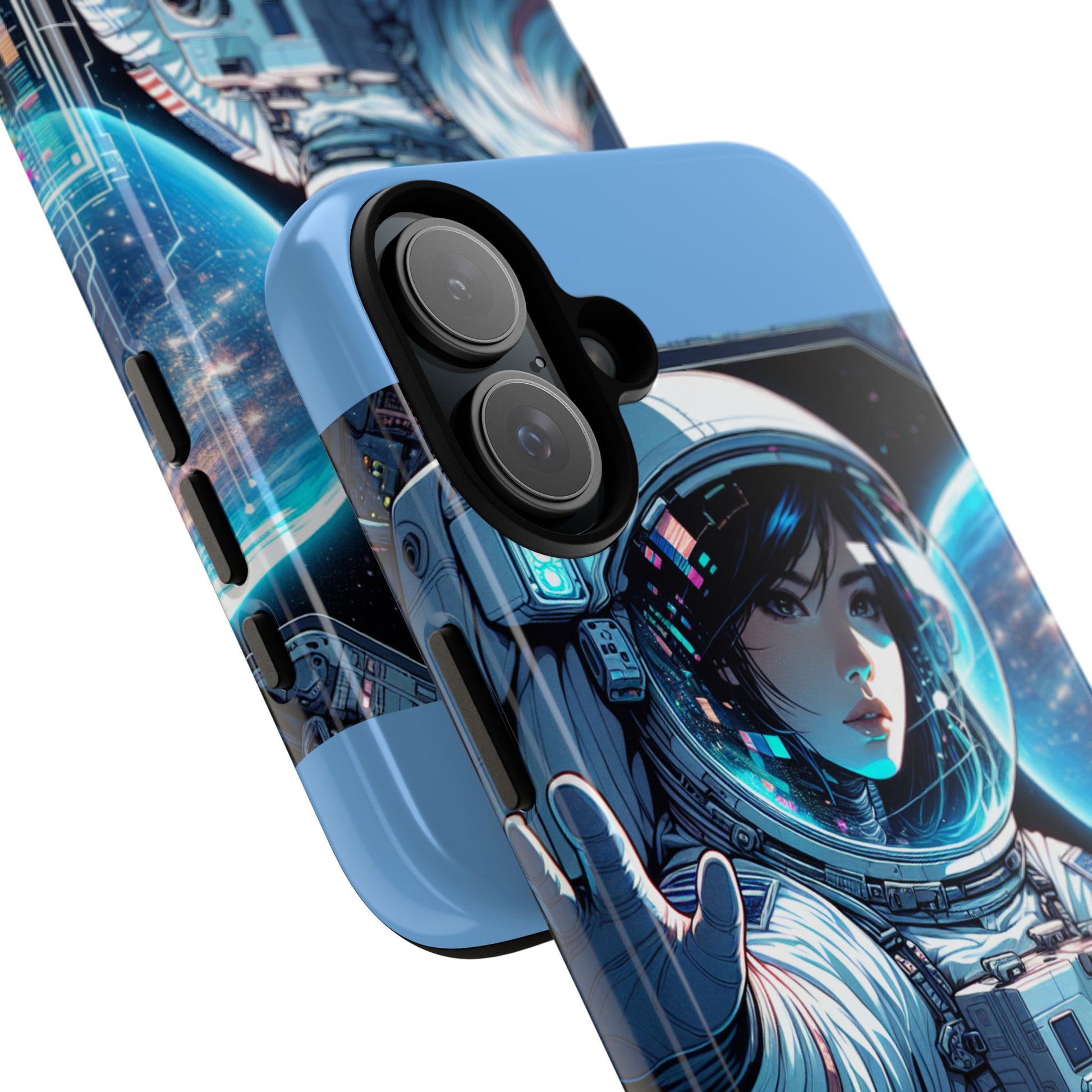 Astronaut Phone Case, Space-Themed Tough Case, Unique Gift for Science Lovers, Trendy Protection for Smartphones, Cool Tech Accessories
