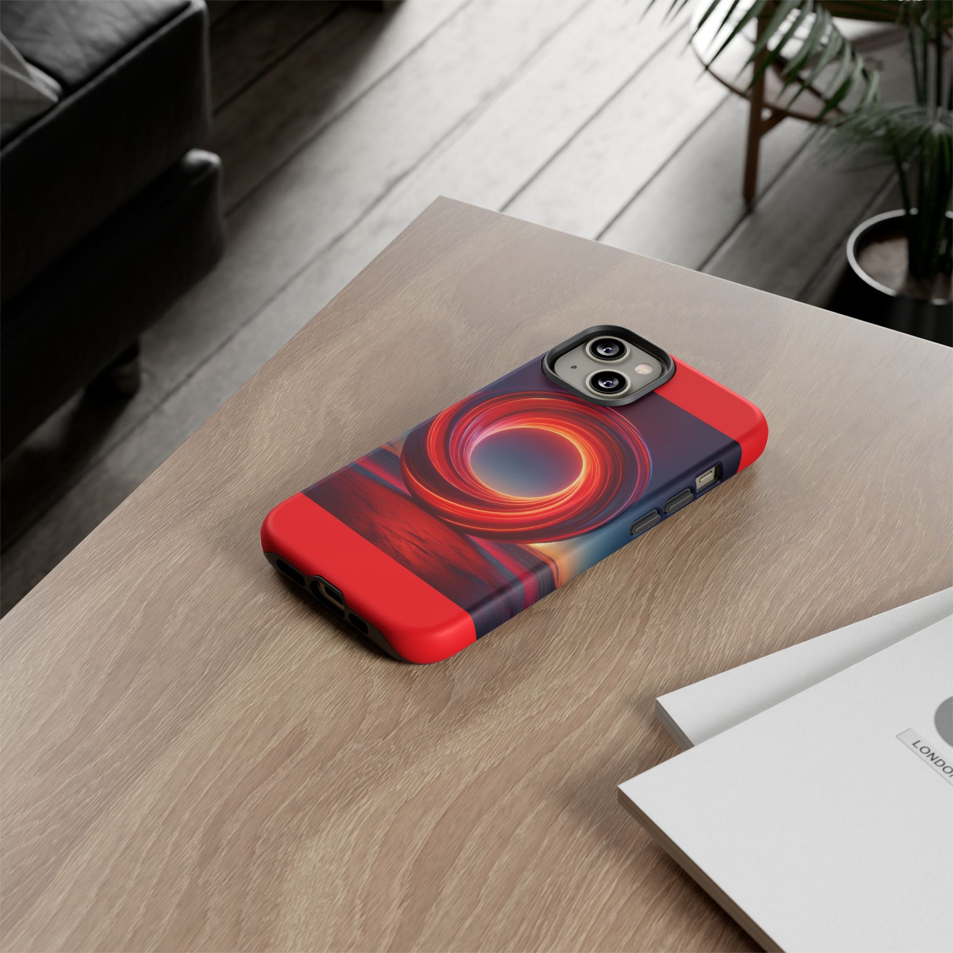 Vibrant Phone Case with Abstract Design, Tough Cases for Tech Lovers, Sleek Protection, Gift for Friends, Customizable Mobile Accessory